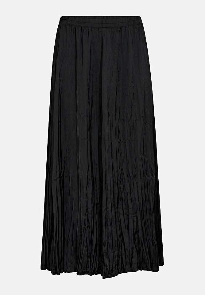 Krinklad satinkjol 36559