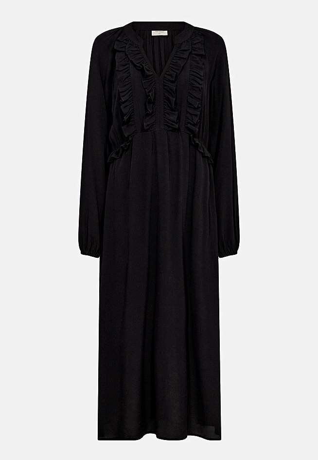 Klänning med volanger 36562