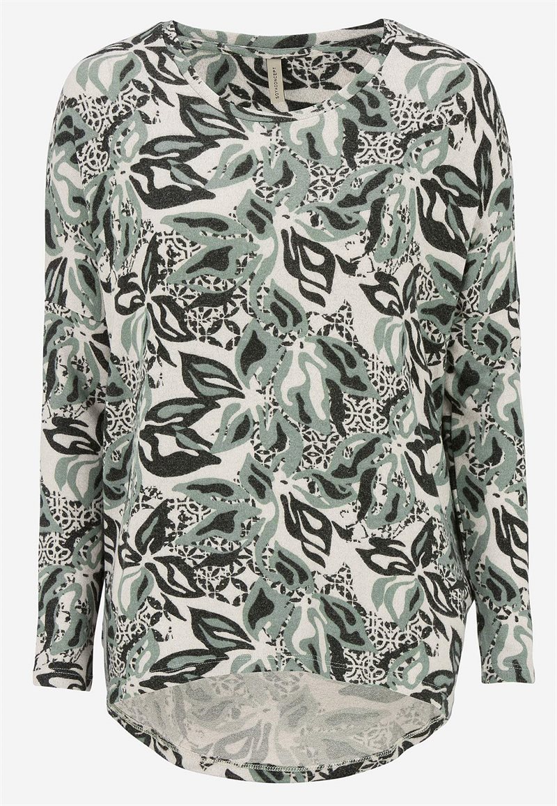 Supermjuk, mÃ¶nstrad trikÃ¥topp 36763