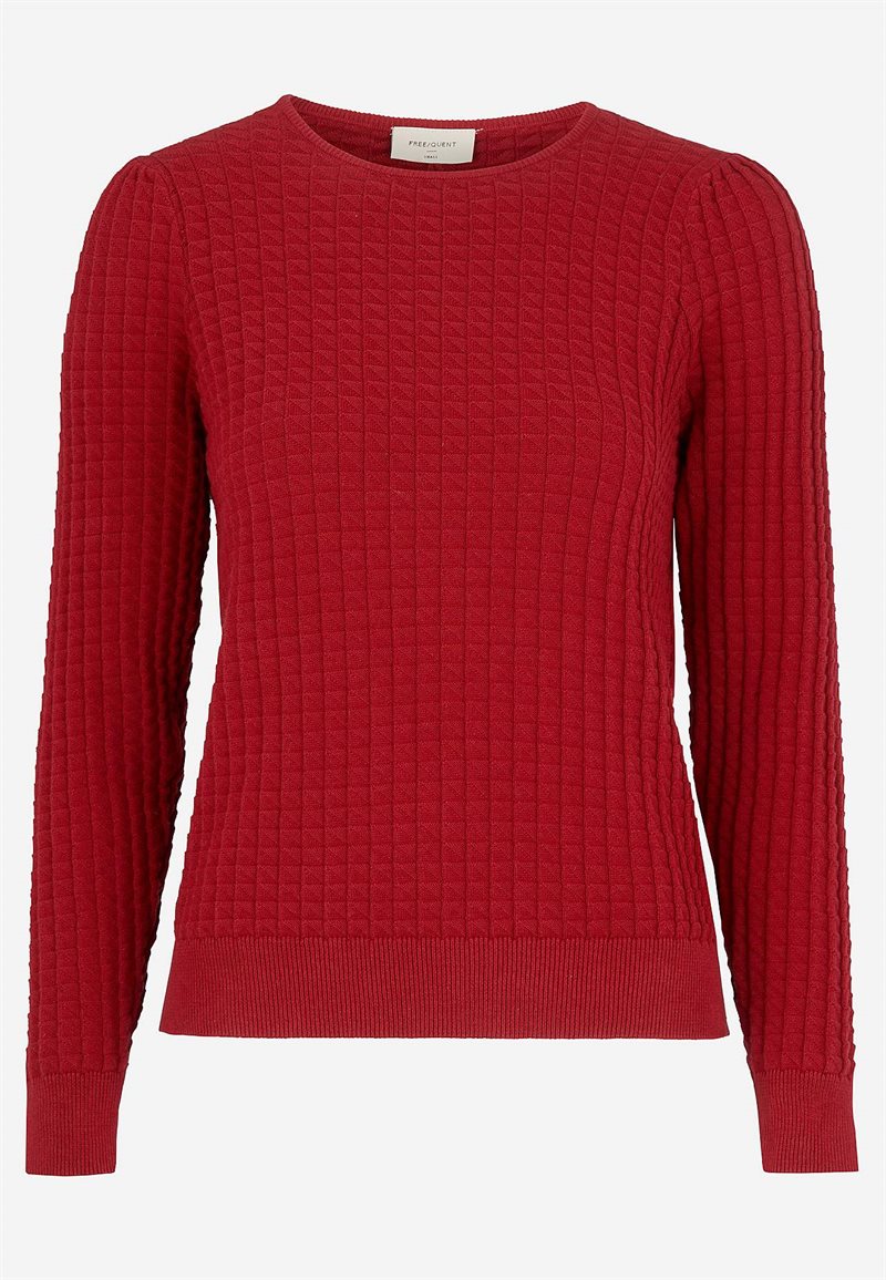 Finstickad tröja med struktur 36845