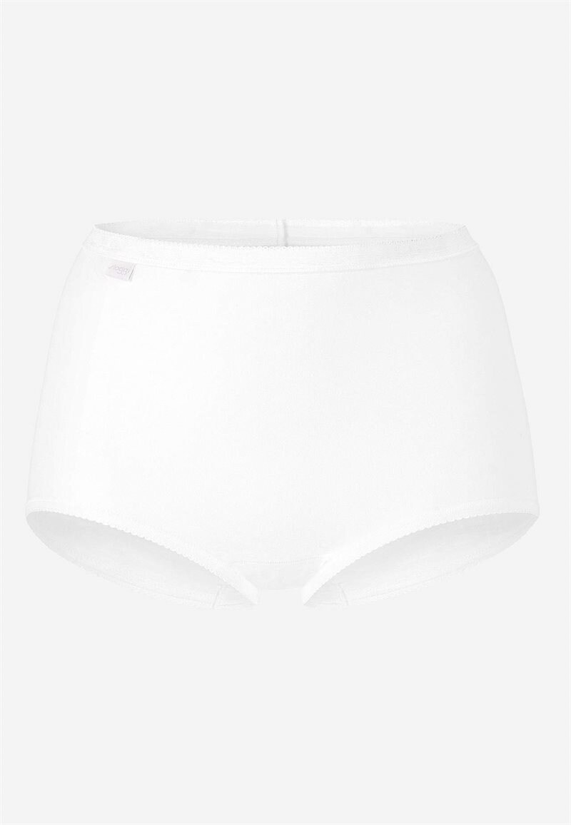 Alternativ bild 1 för Sloggi Trosor 4P Basic Plus Maxi Panty Rosa/Blå bomull 50 Dam