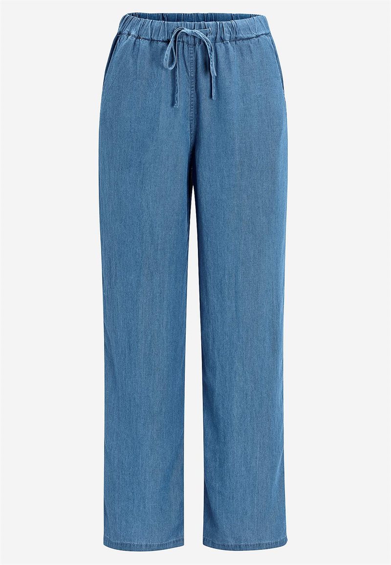 Produktfoto för Denimbyxa i lyocell