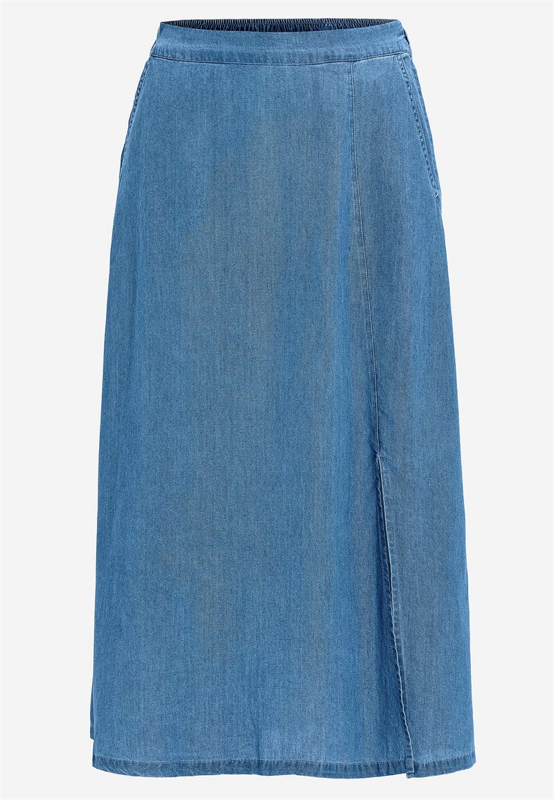 Alternativ bild 0 för Denimkjol i lyocell