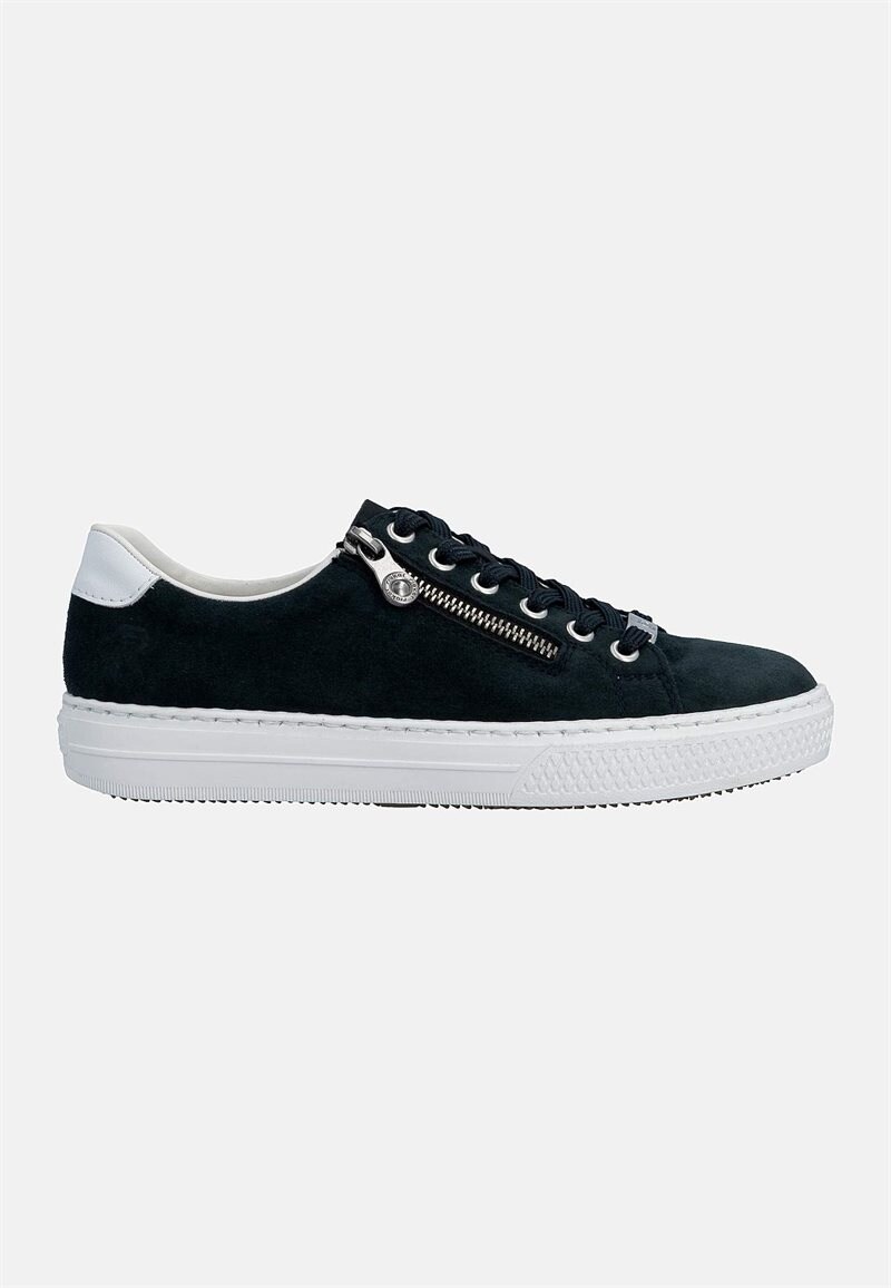 Sneaker i skinn