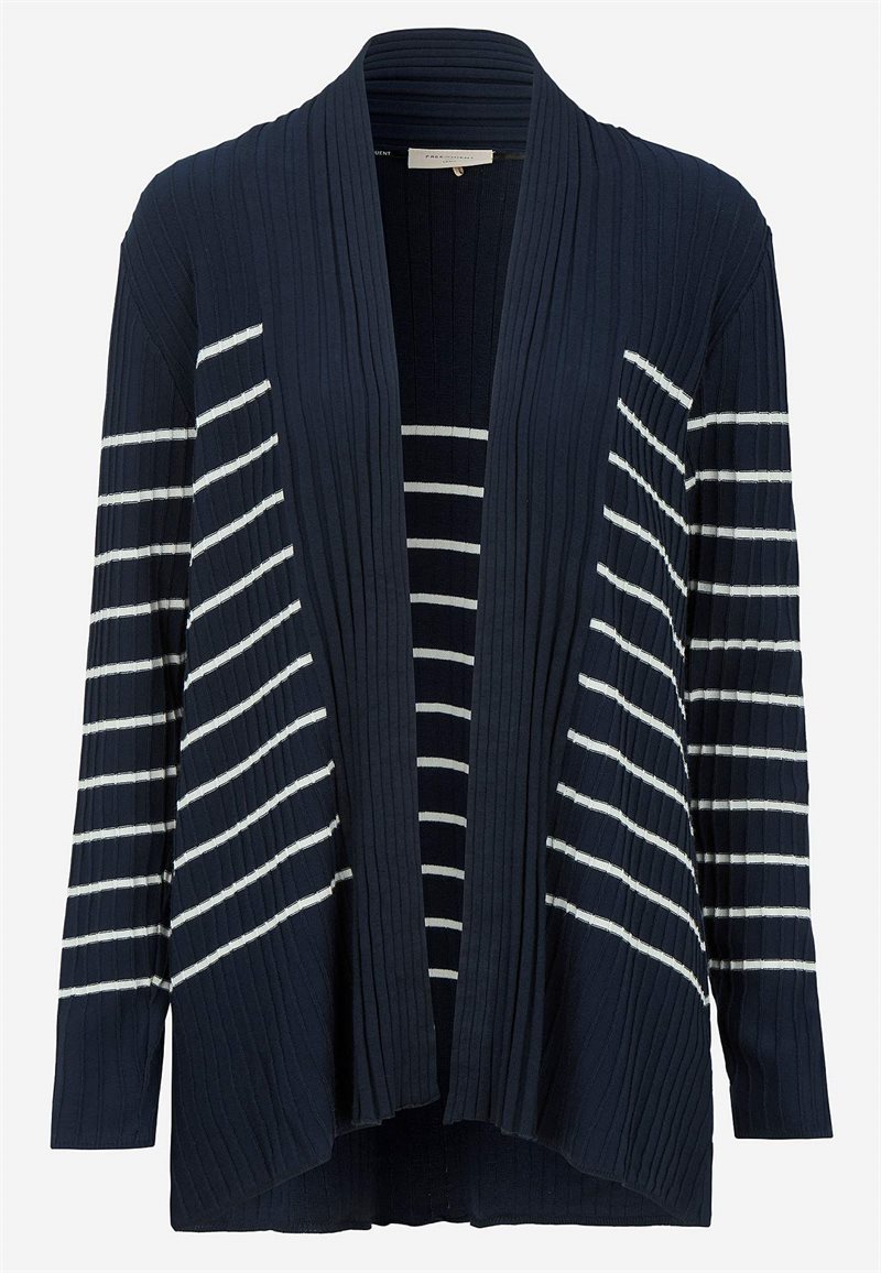 Product Image for Finstickad, randig cardigan
