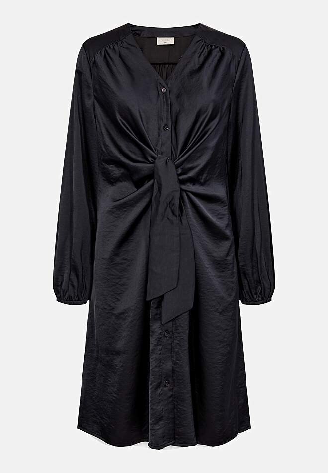 Product Image for Satinklänning med knytdetalj