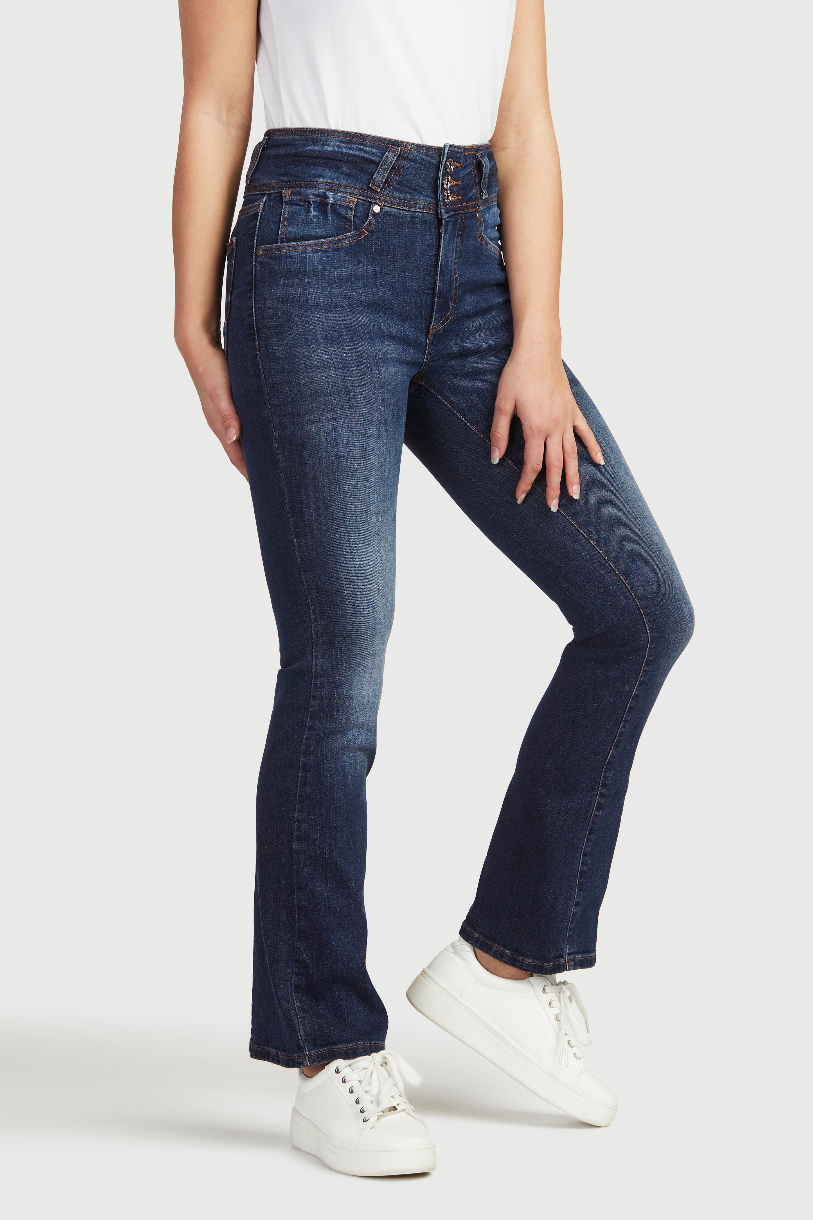 Bootcut jeans med hög midja Jennifer