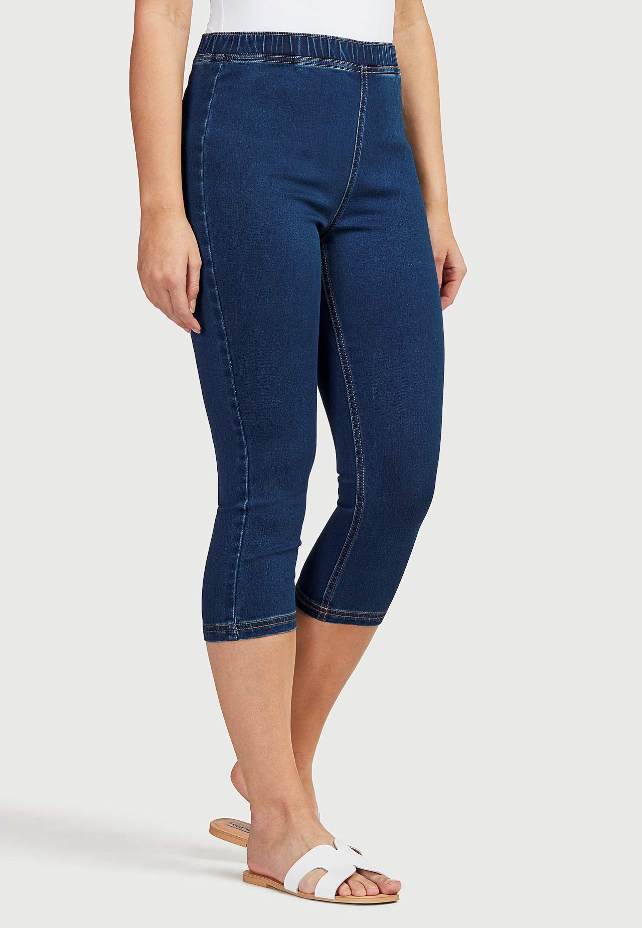 Caprileggings i denim Olga