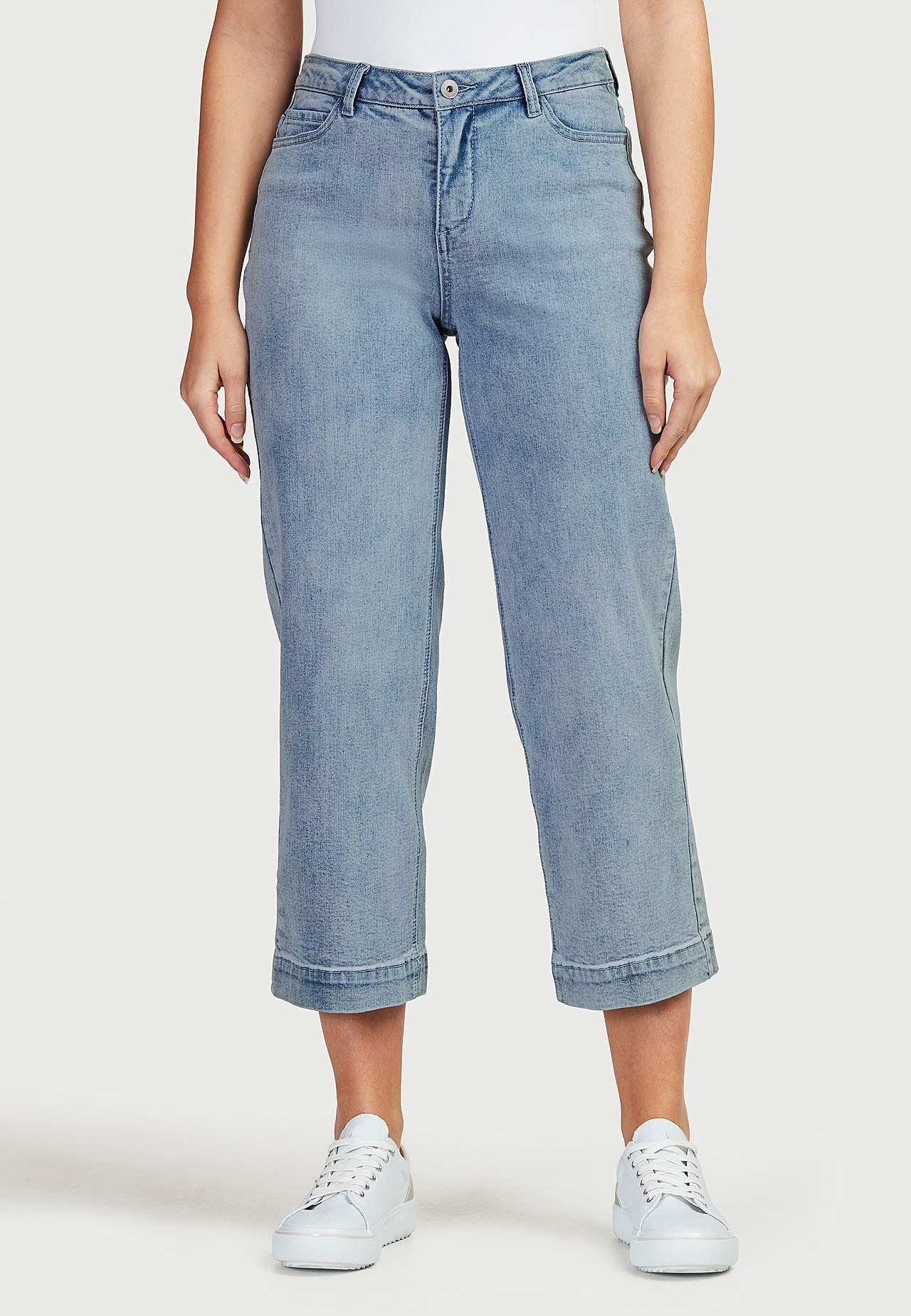 Ankellånga stretchjeans Adina