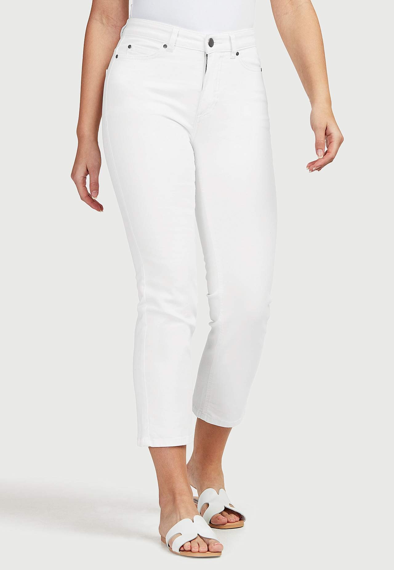 Raka jeans med femficksdesign Linnea