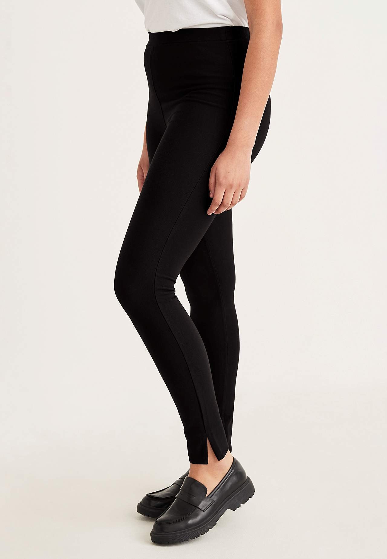 Leggings i trikå med stretch-twill Monica
