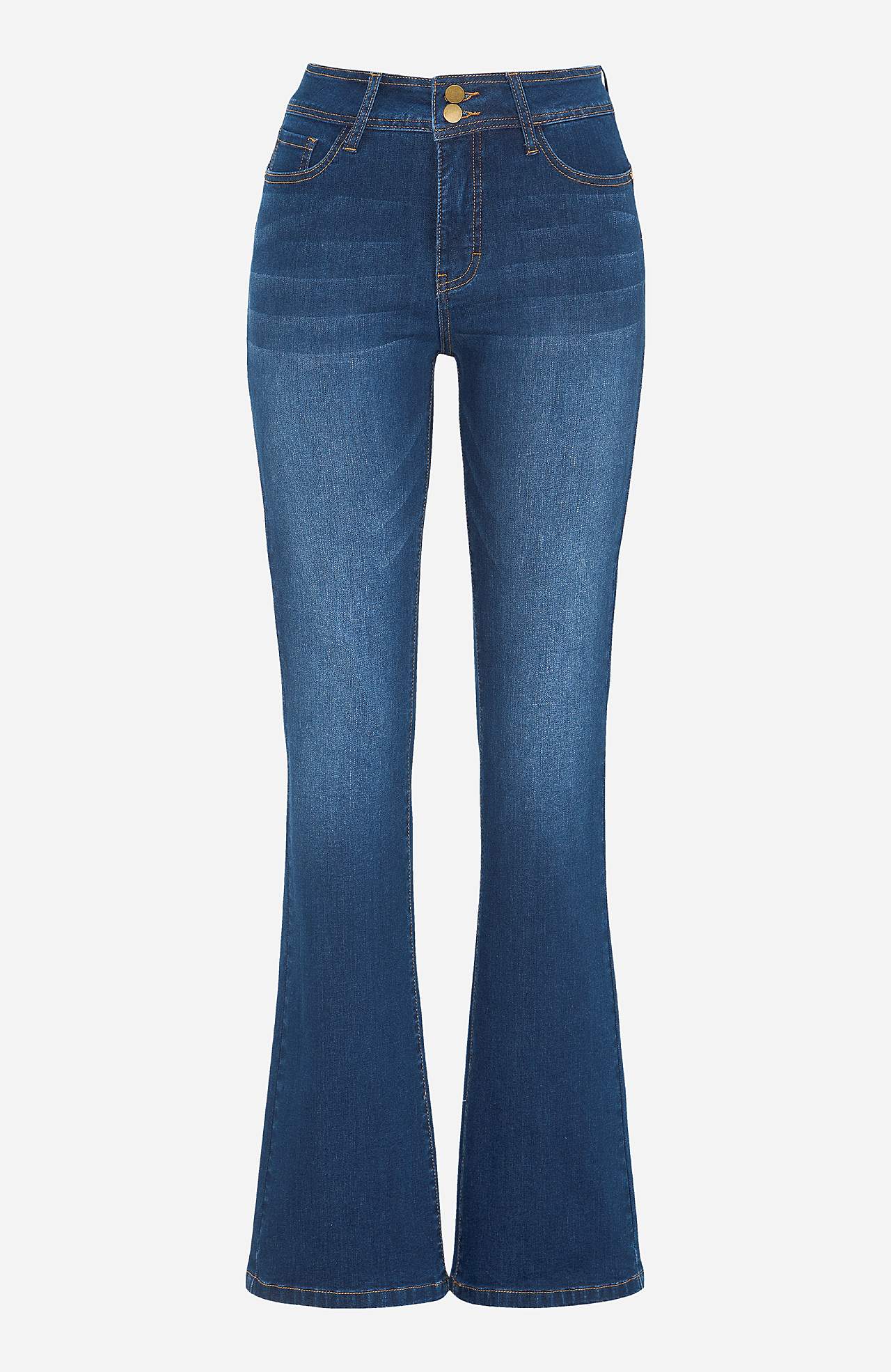 Superstretchiga shapingjeans med bootcut Judy