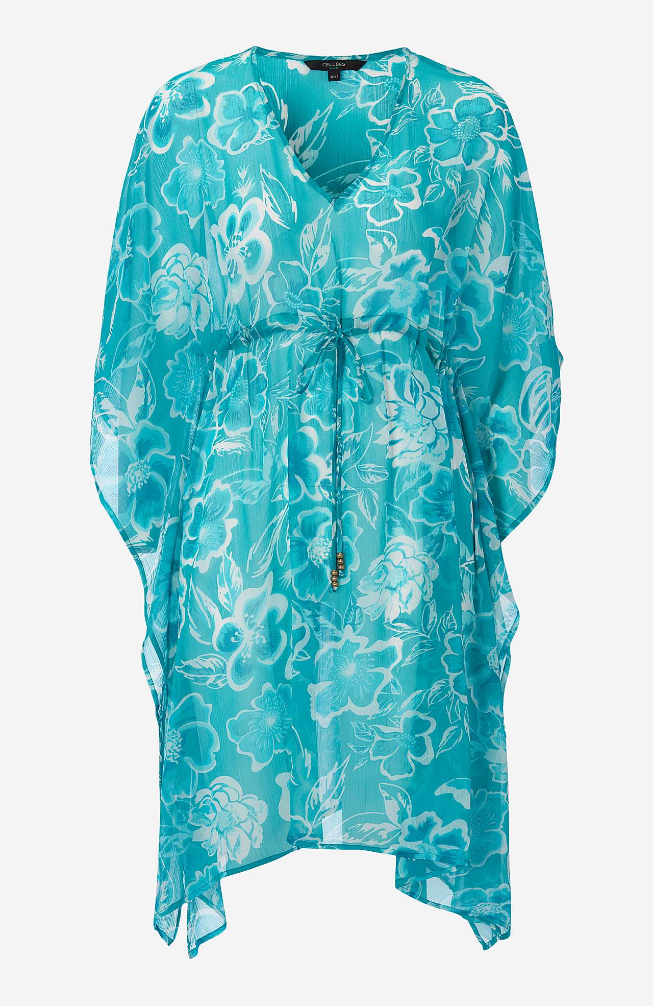 Blommönstrad strandkaftan Kyoto