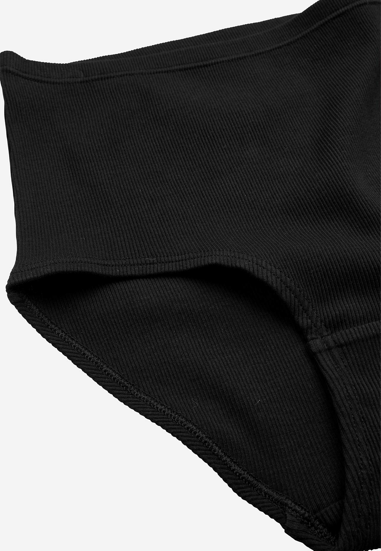 Ribbad trosa i bomull Lisa 6-pack