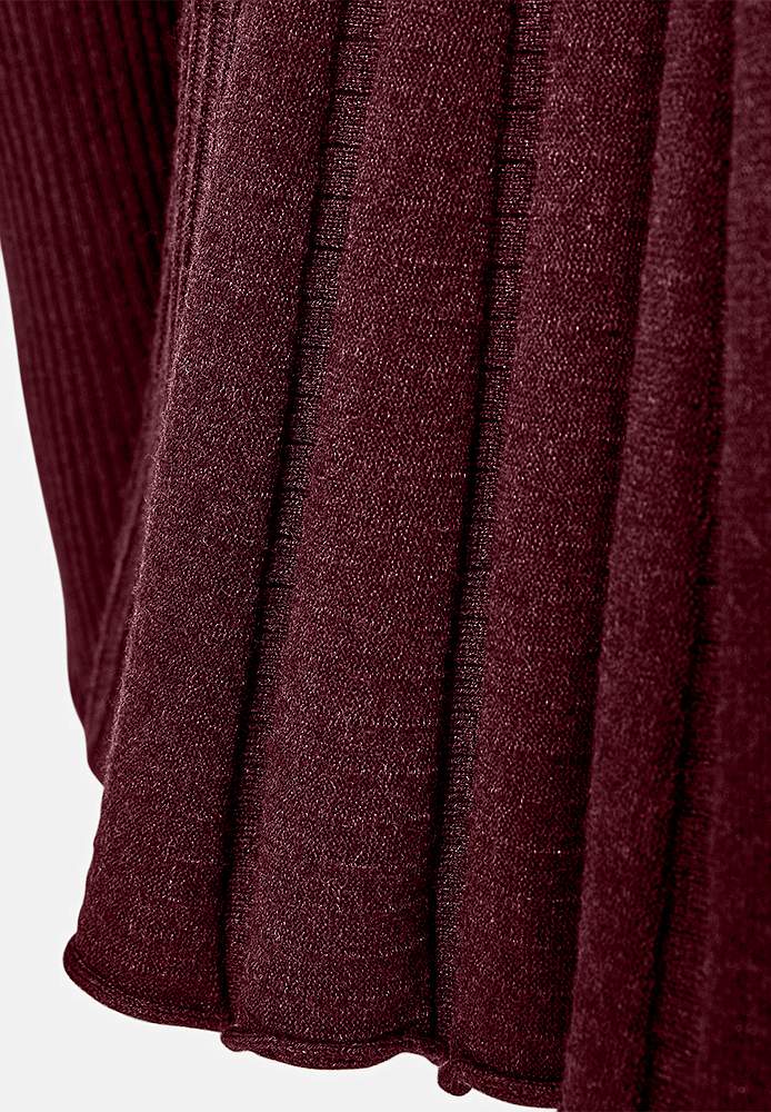 Ribbad, öppen cardigan
