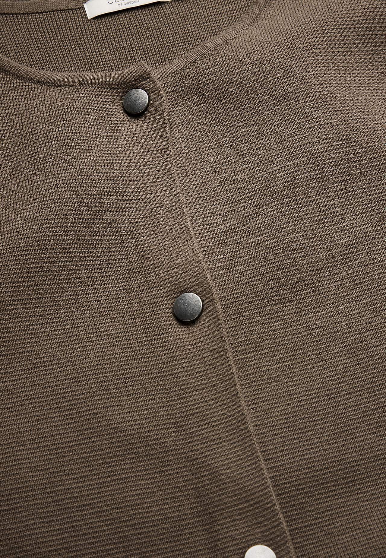 Cardigan i bomull