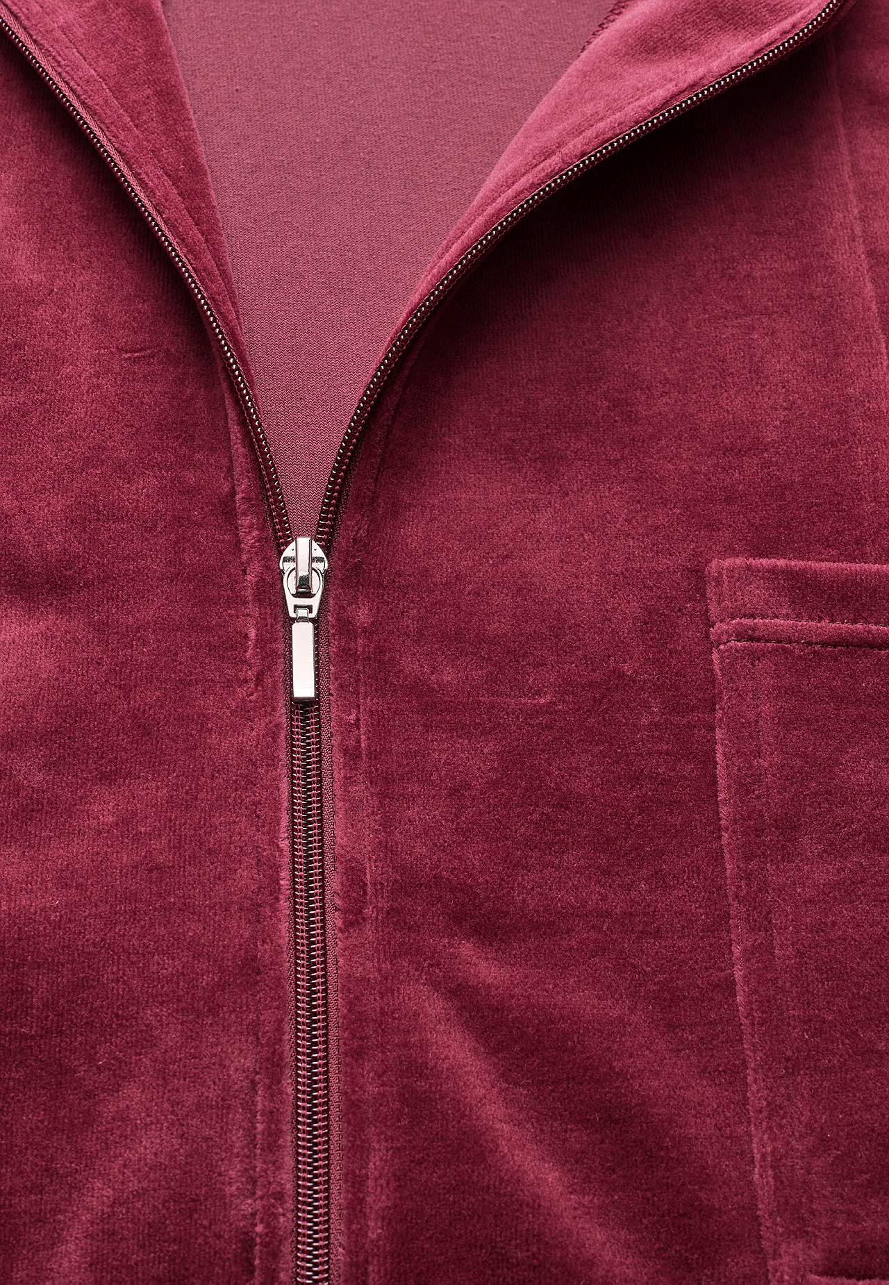 Lång morgonrock i velour