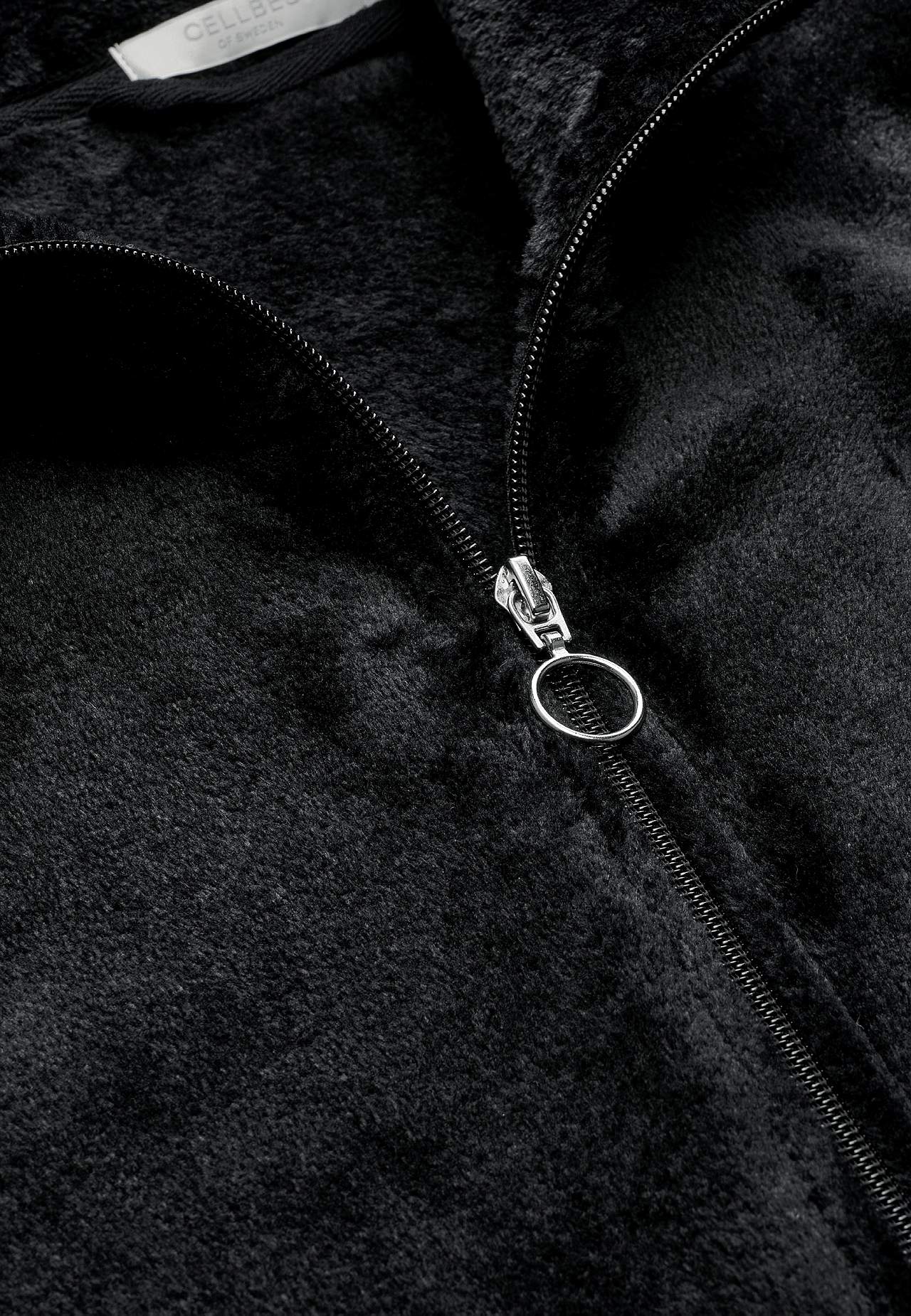 Morgonrock i fleece med sidofickor