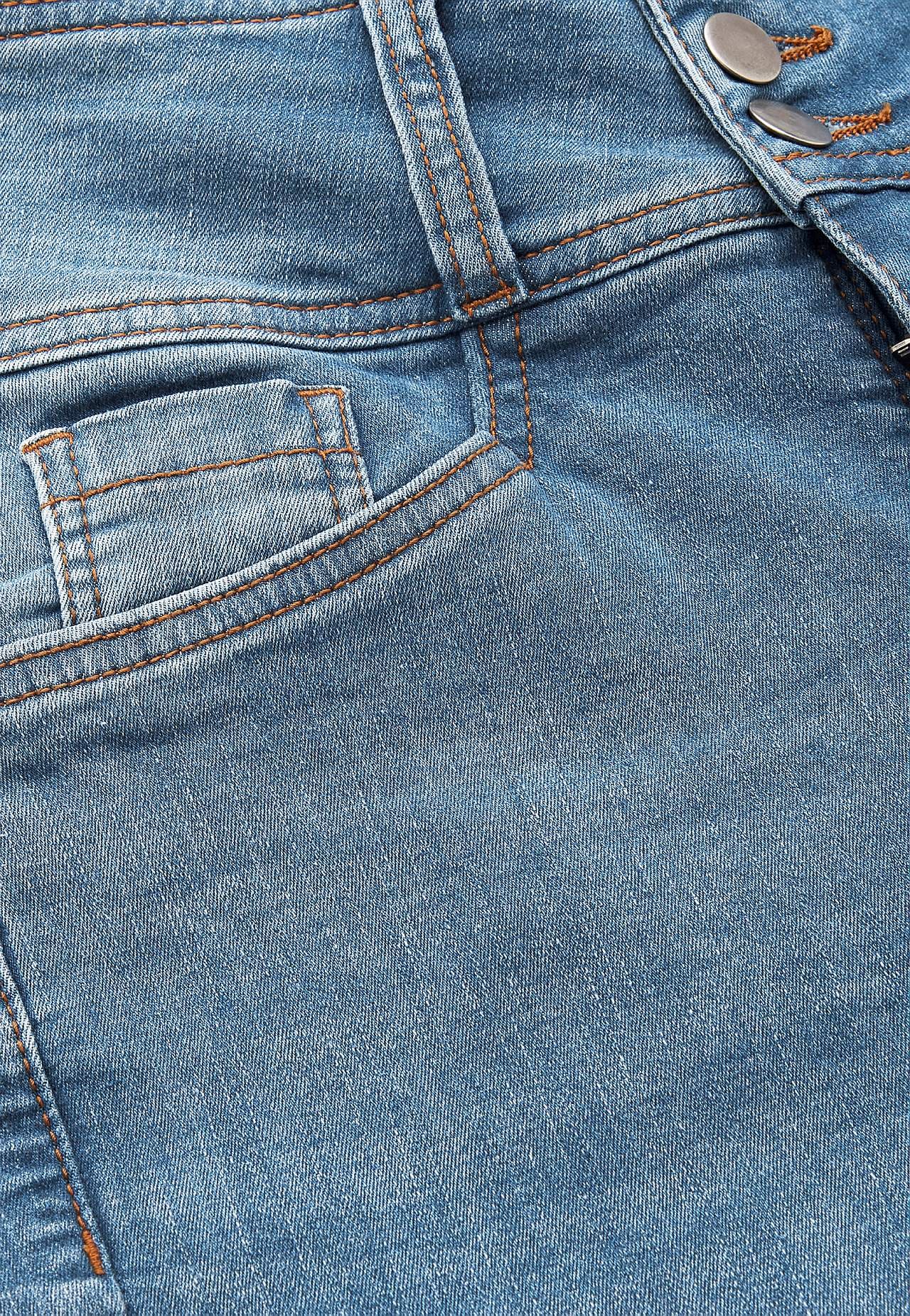 Smala jeans med hög midja - tre längder