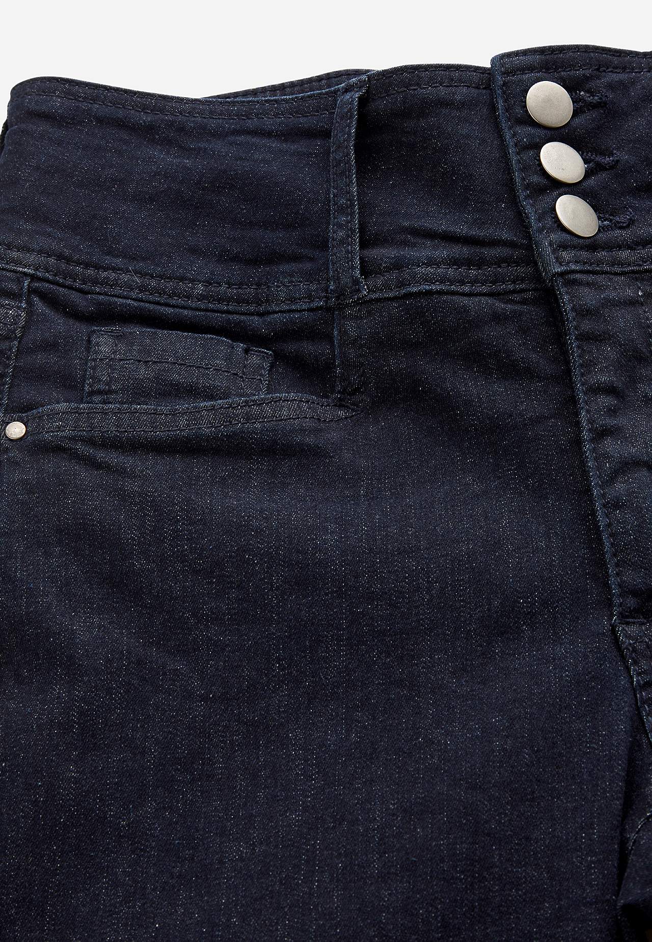 Smala jeans med hög midja - tre längder