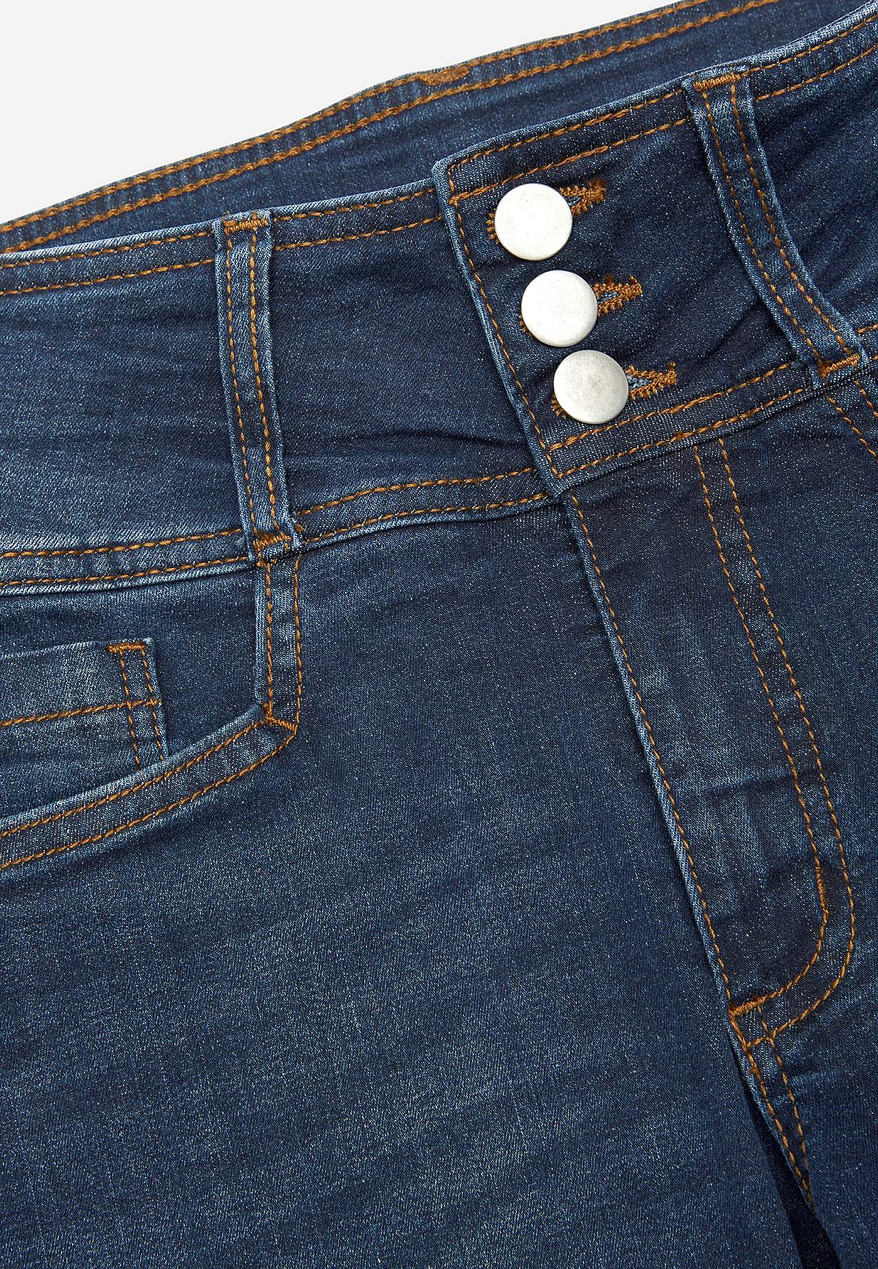Bootcut jeans med hög midja