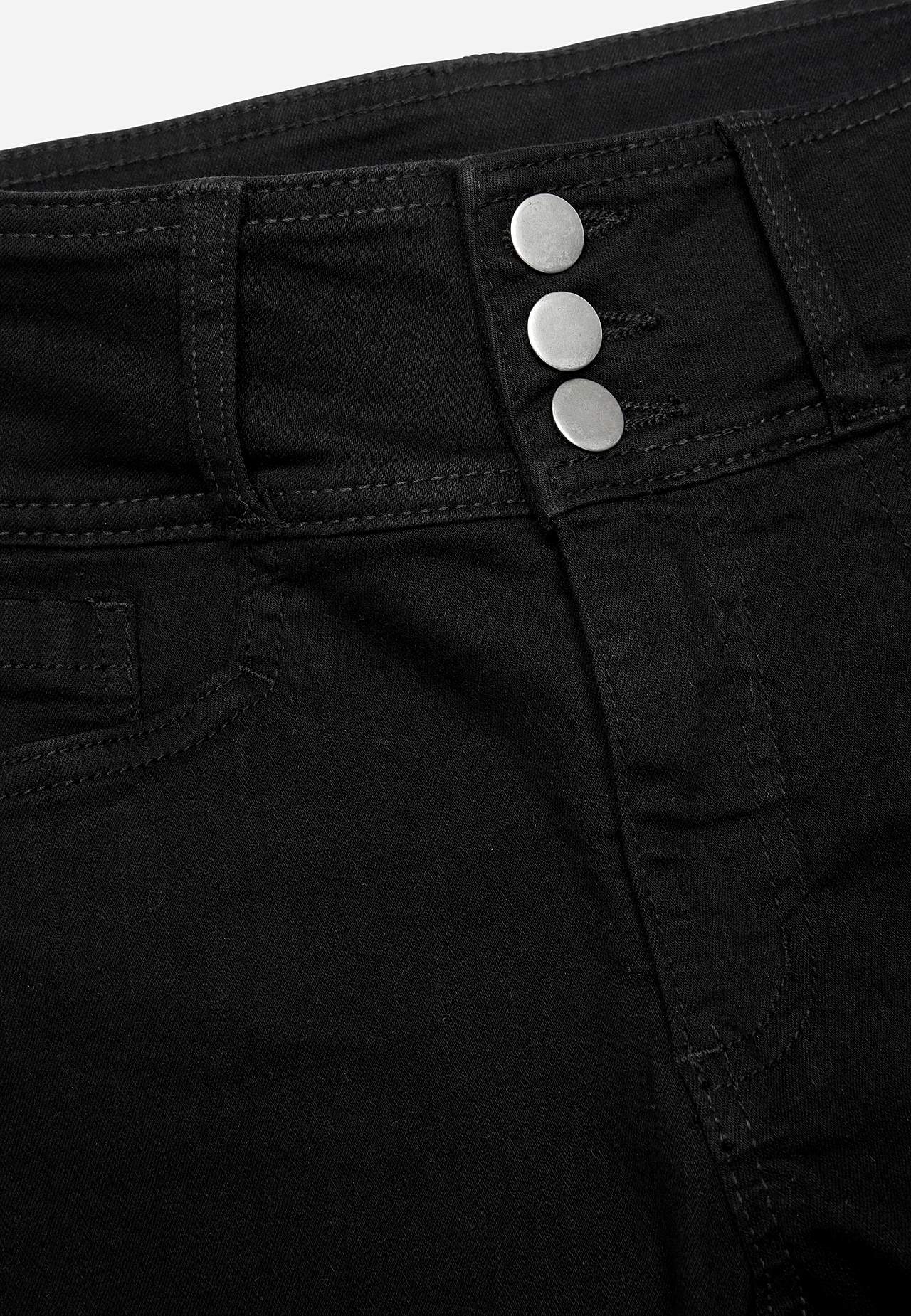 Bootcut jeans med hög midja