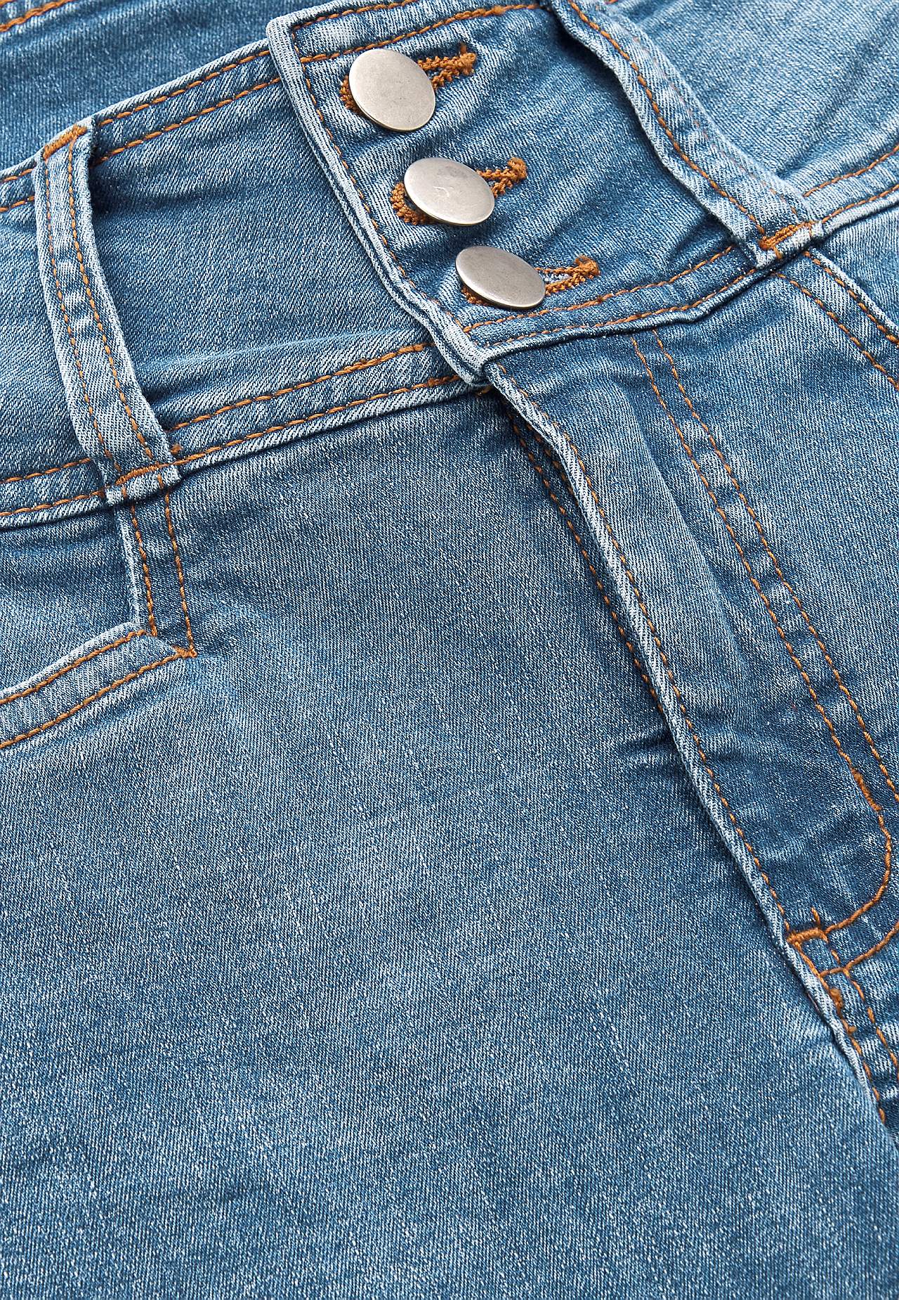 Bootcut jeans med hög midja