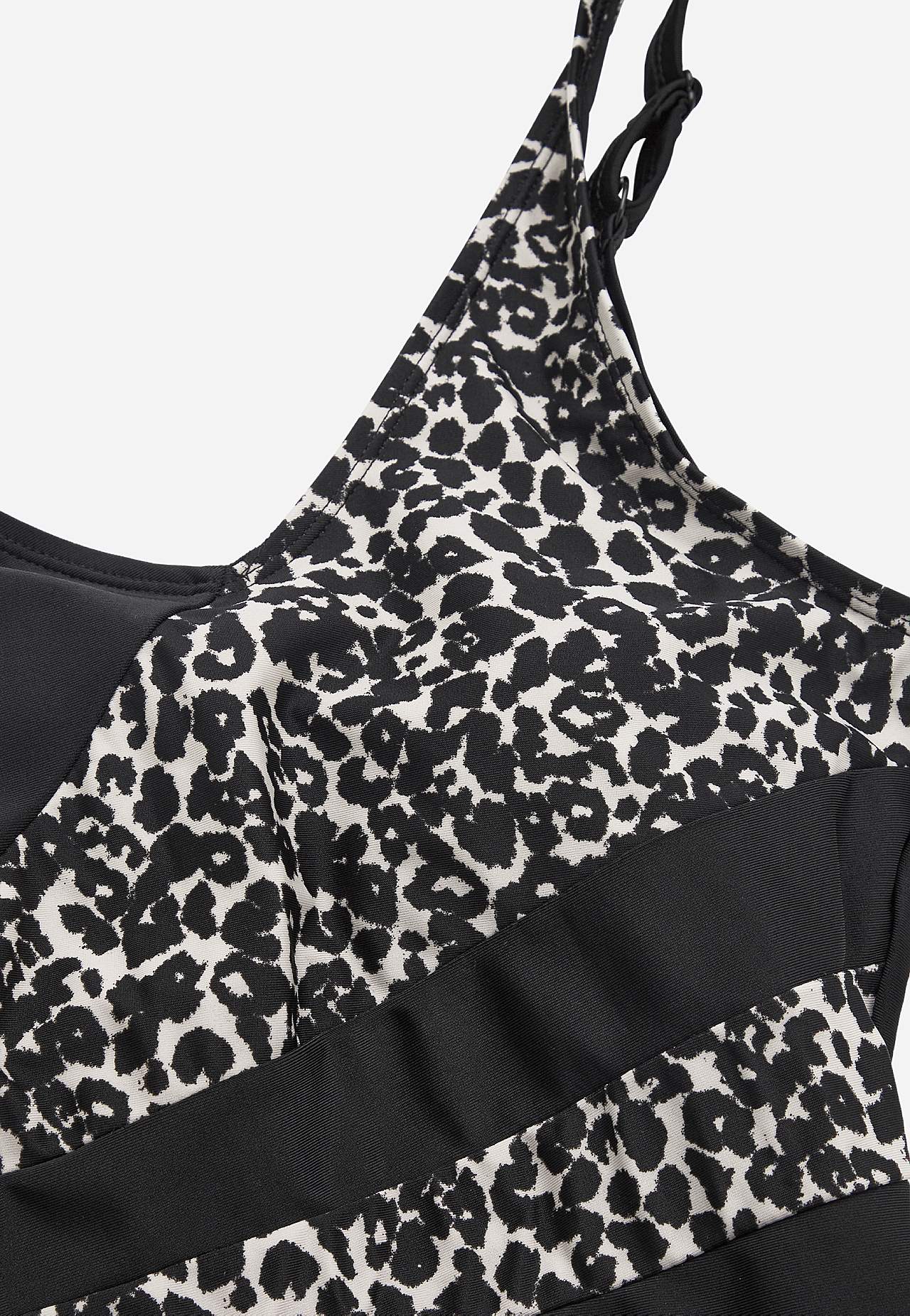 Leopardmönstrad baddräkt Beaumont
