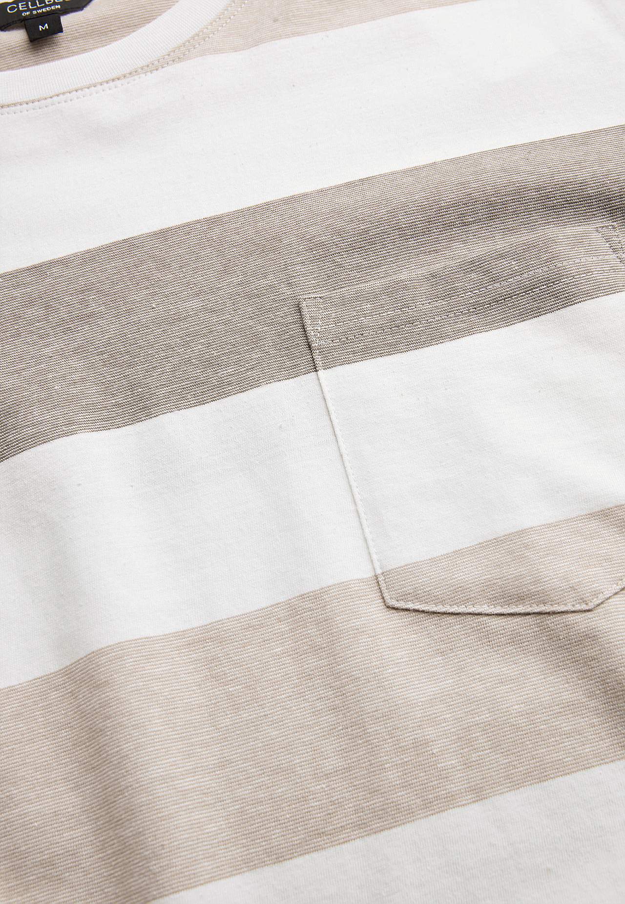 T-shirt med breda ränder Johannes