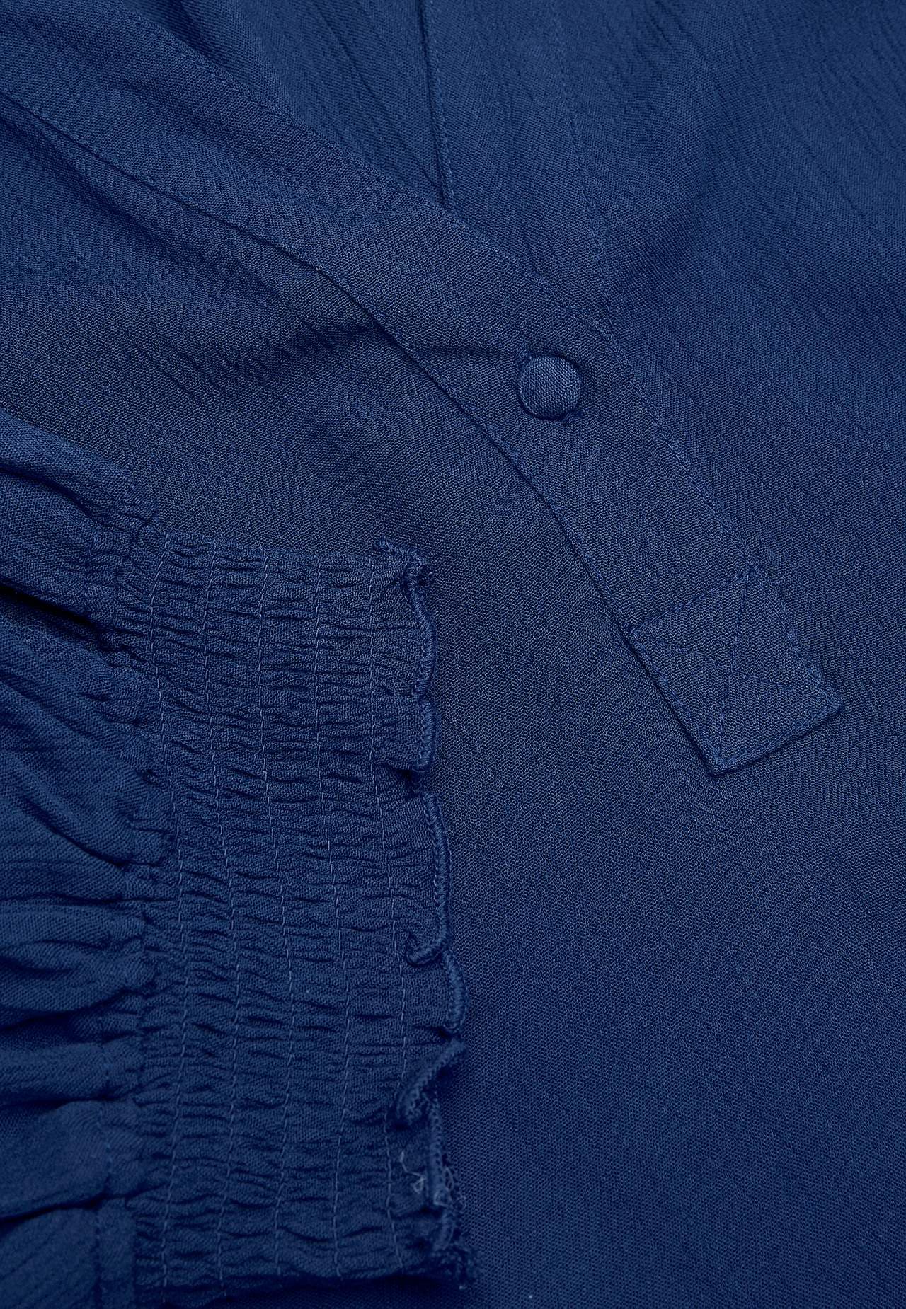 Crepe blus med smock