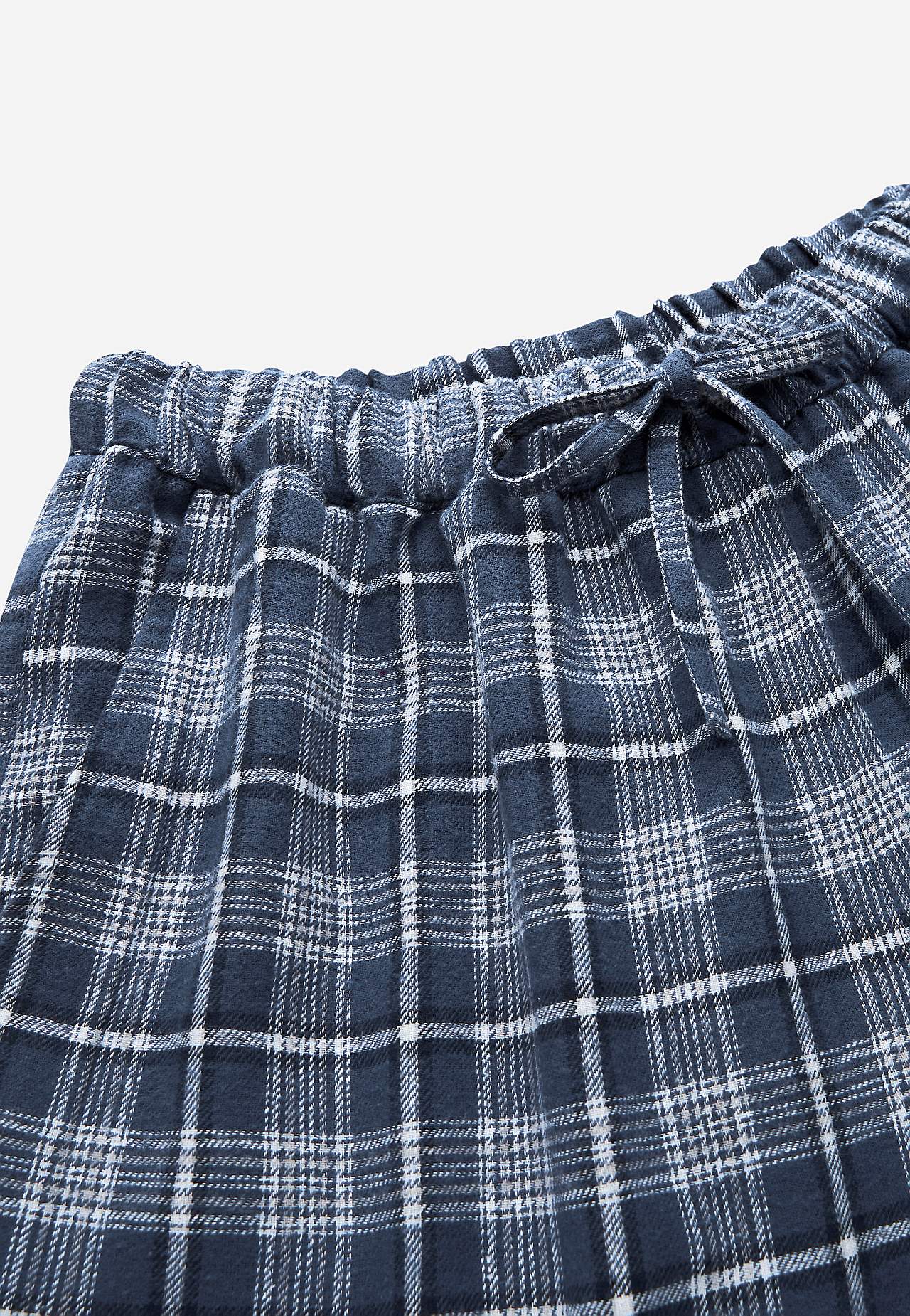 Rutiga pyjamasbyxor i flanell