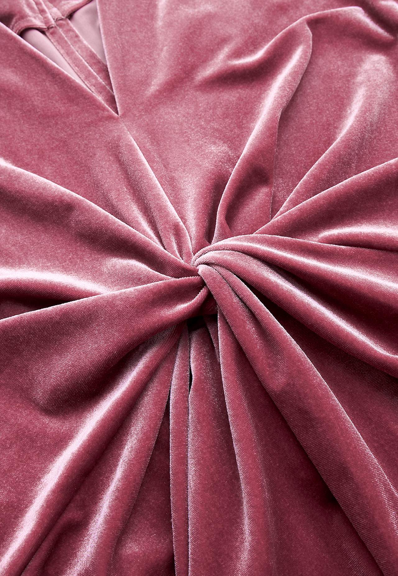 Elegant kaftanklänning i velour