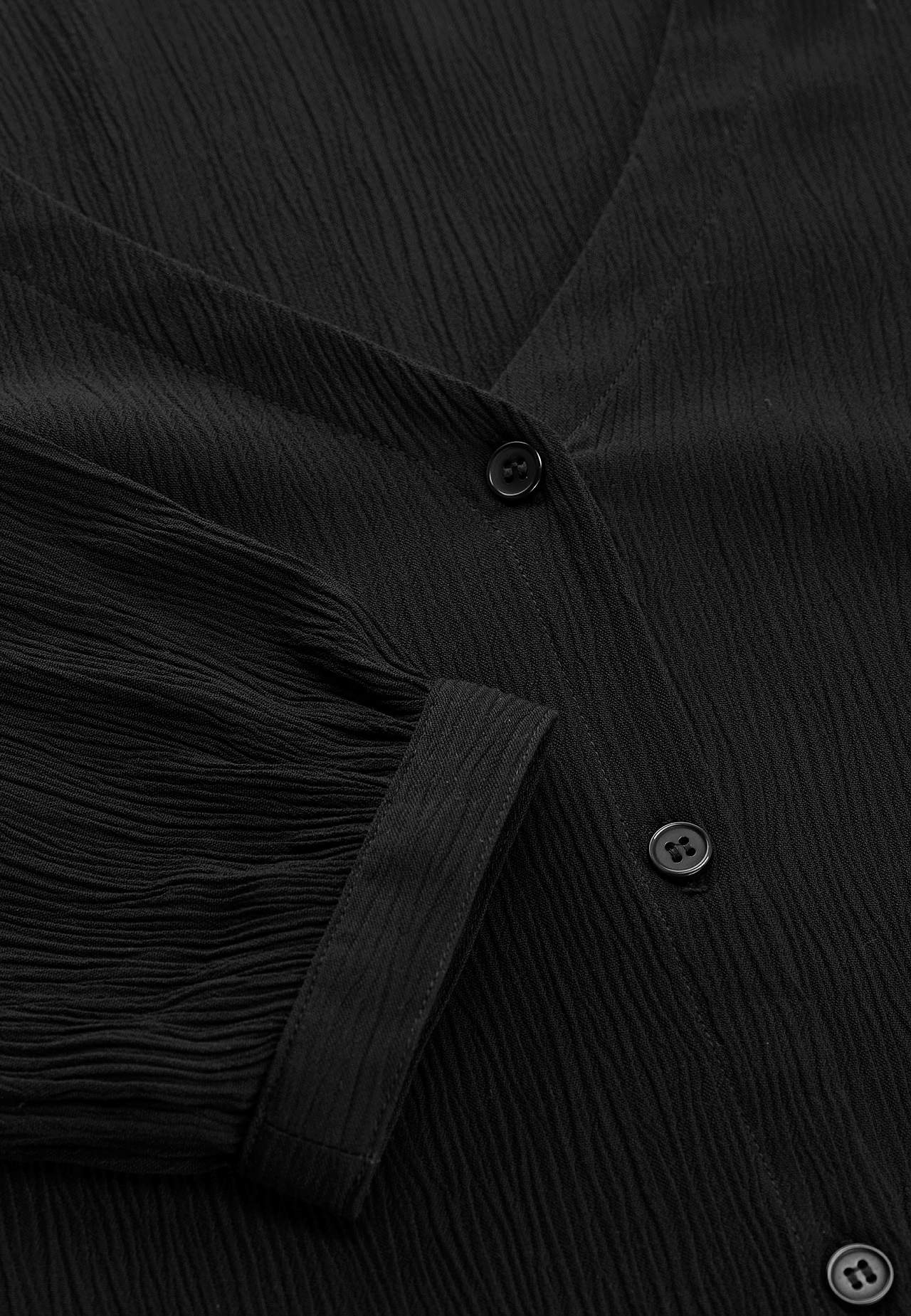 Blus med crepe-kvalitet