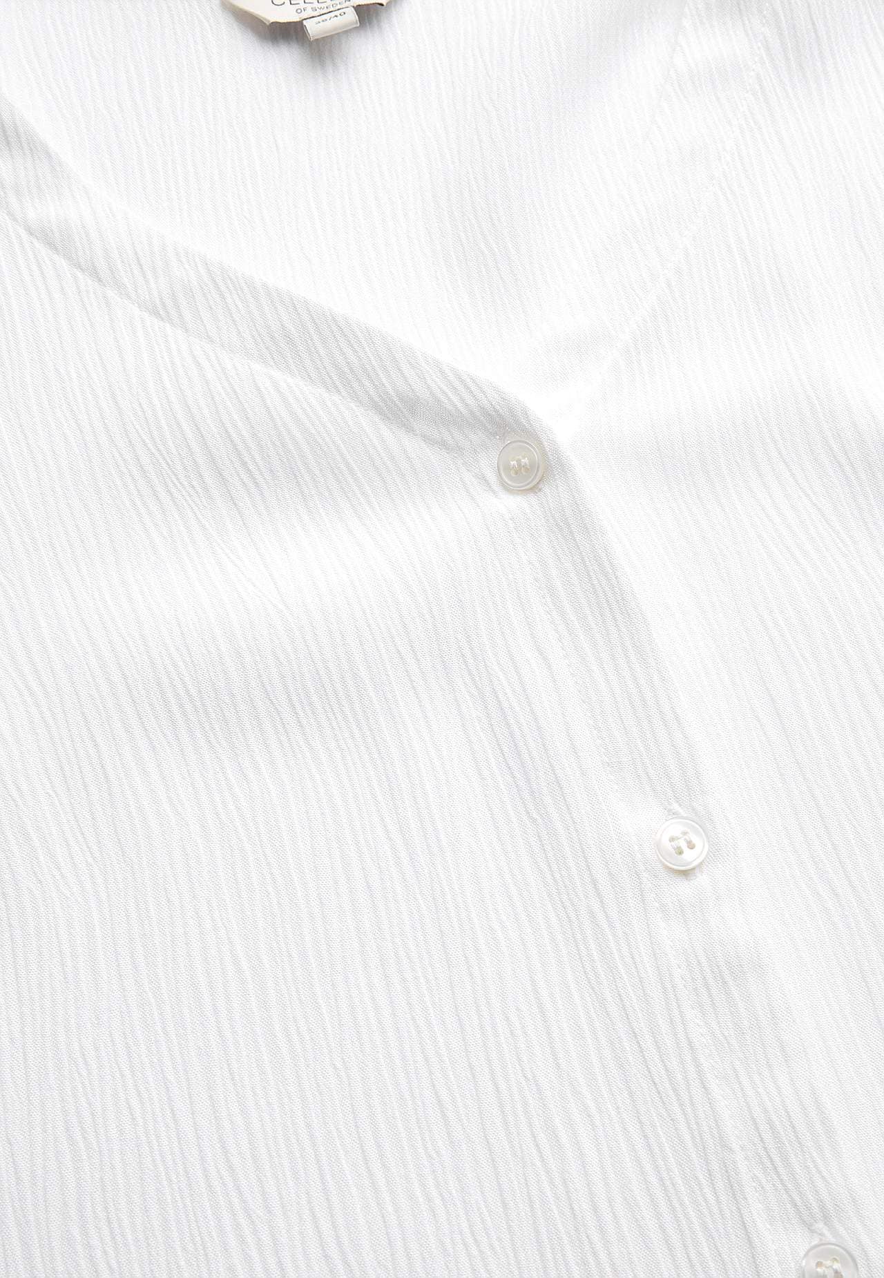 Blus med crepe-kvalitet