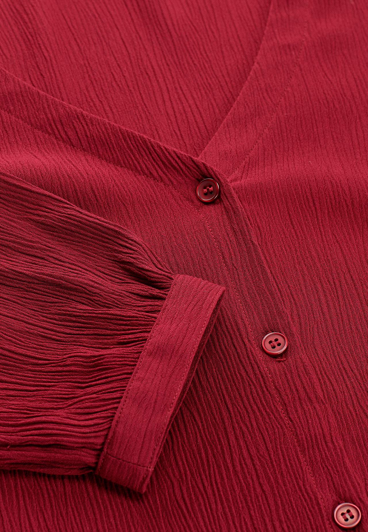 Blus med crepe-kvalitet