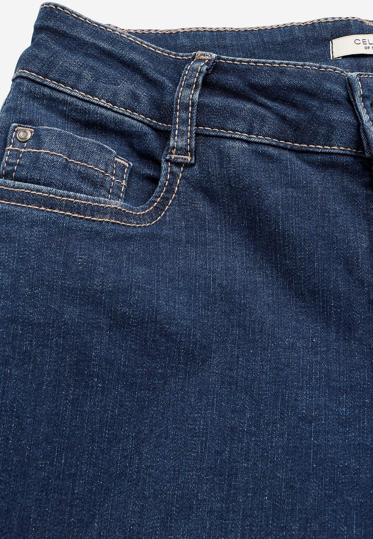 Bekväma stretchjeans med rakt ben