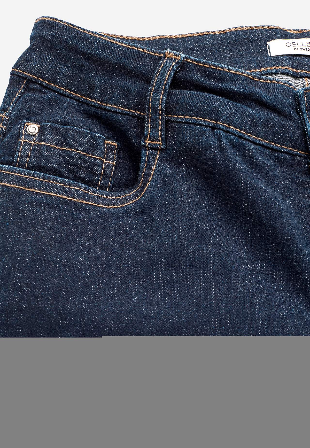 Bekväma stretchjeans med rakt ben