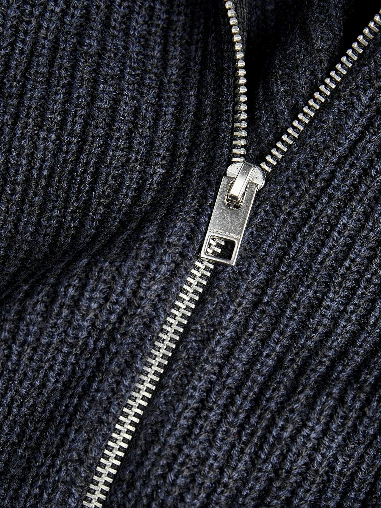 Cardigan med hög hals