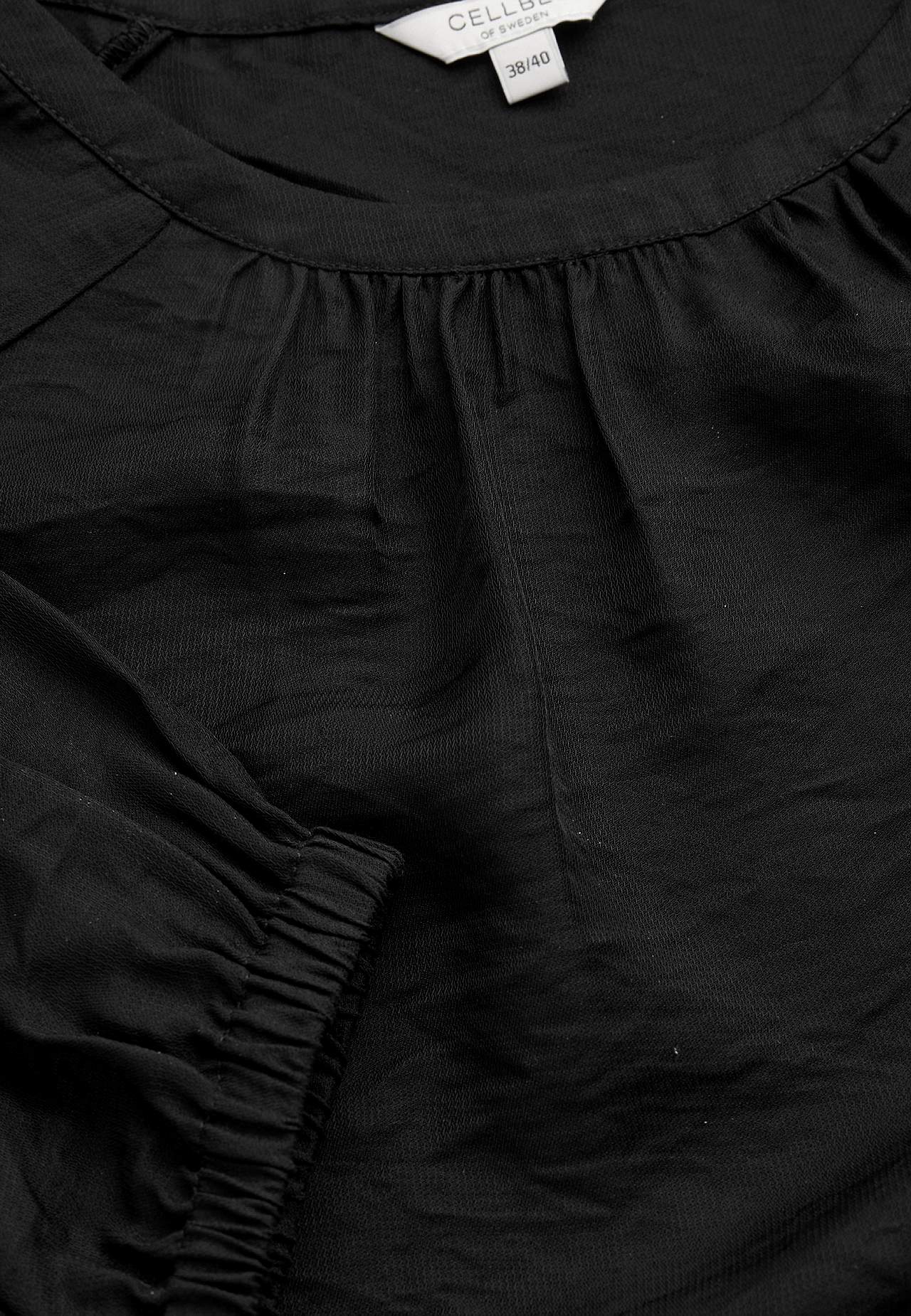 Vävd blus med struktur