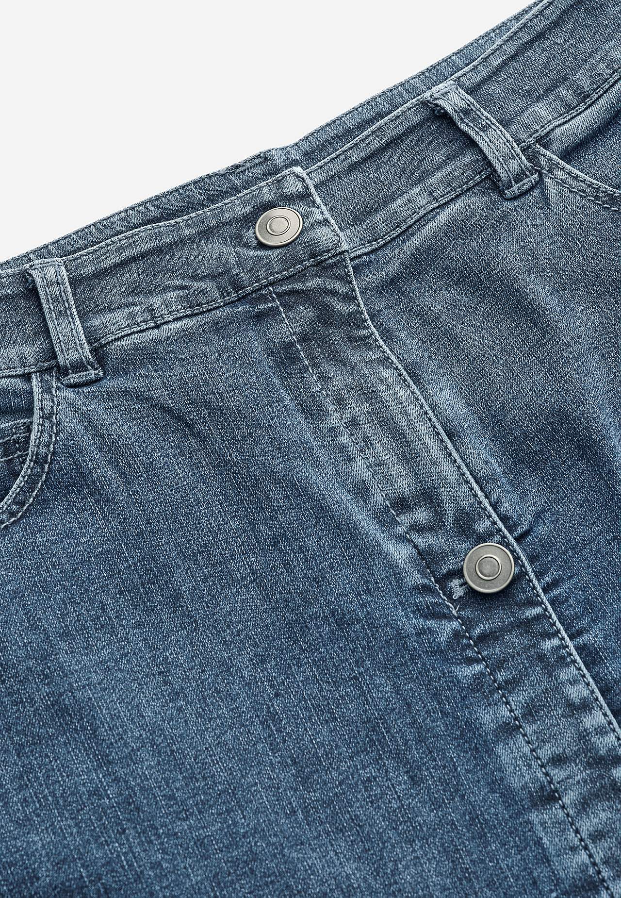 Superstretchig jeanskjol