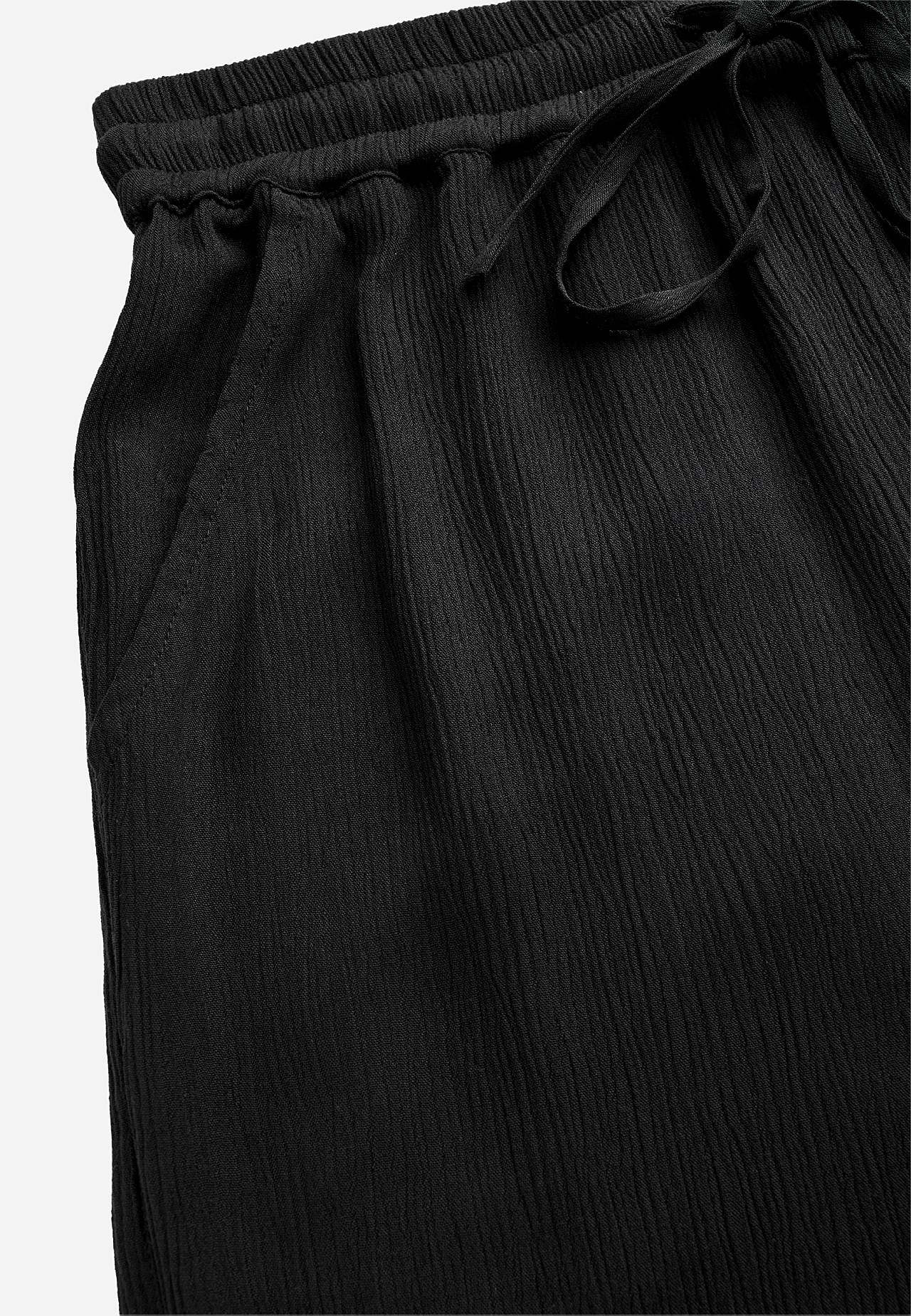 Shorts i viskoscrêpe