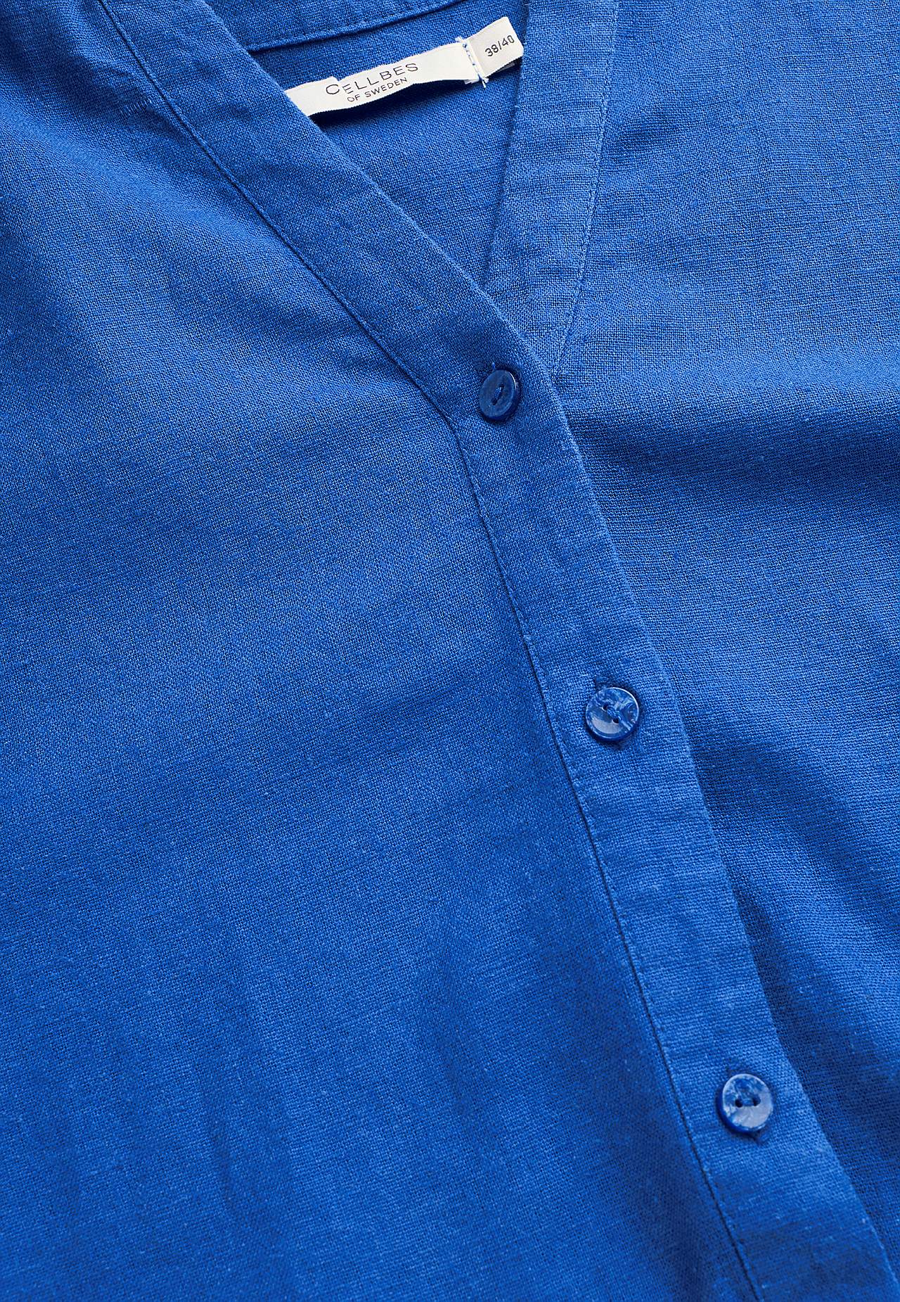 Blus i linnemix