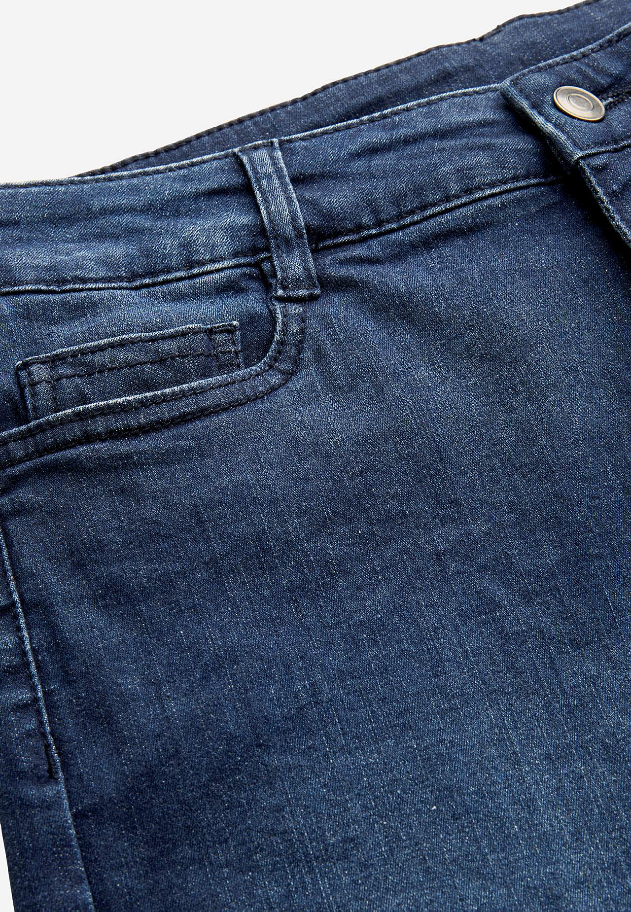 Jeansshorts med bekväm stretch