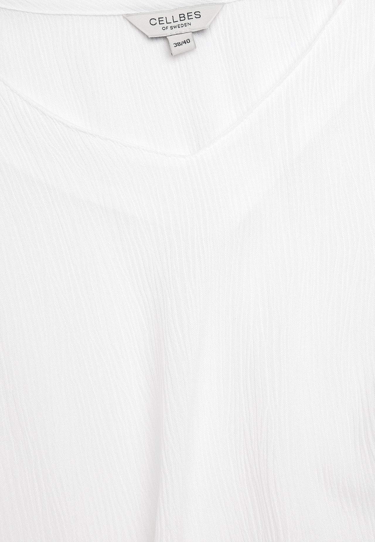 Blus i viskoscrêpe