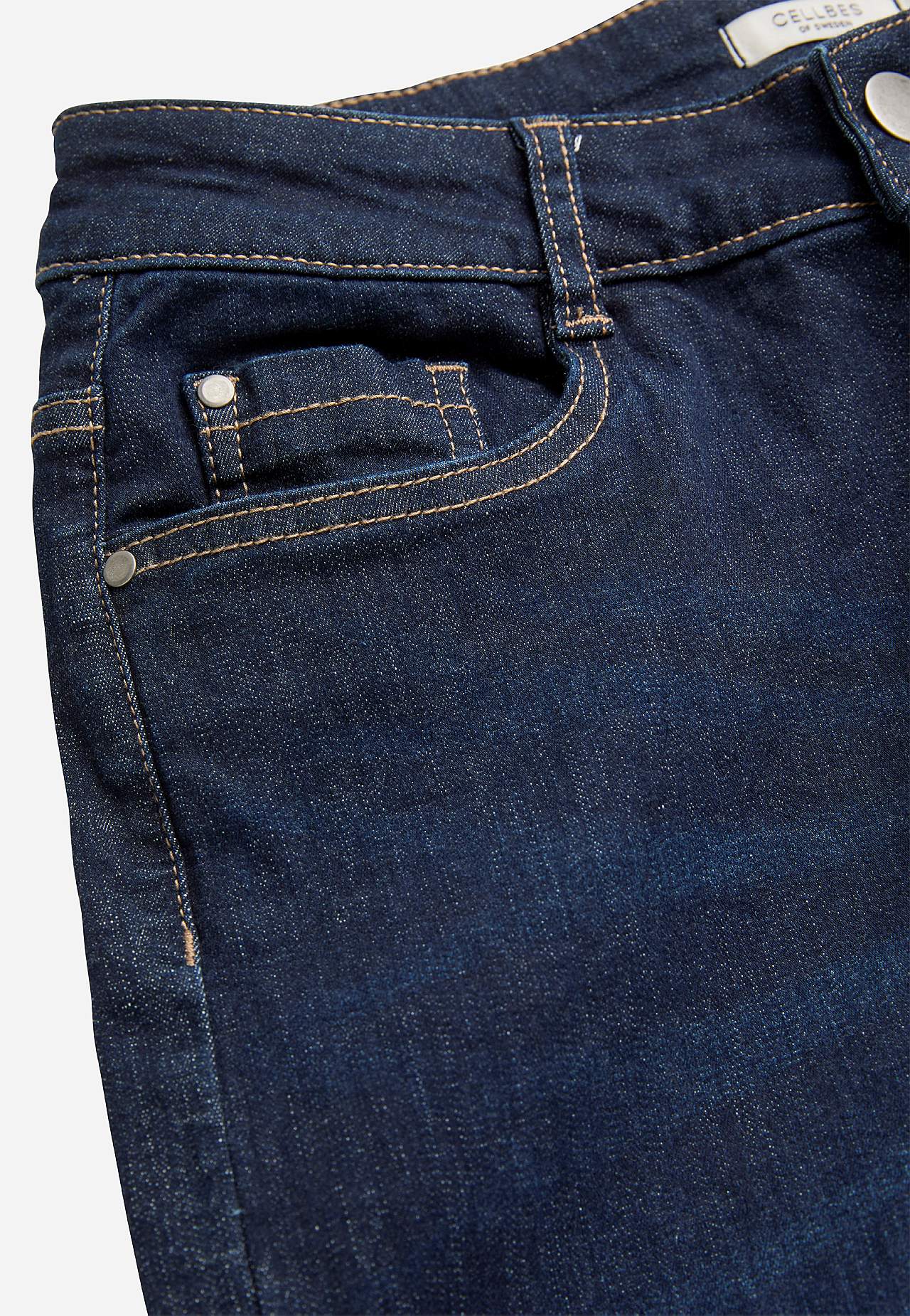 Vida, långa jeans med hög midja
