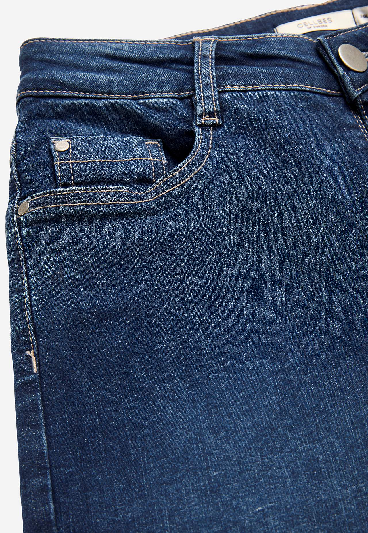 Vida, långa jeans med hög midja