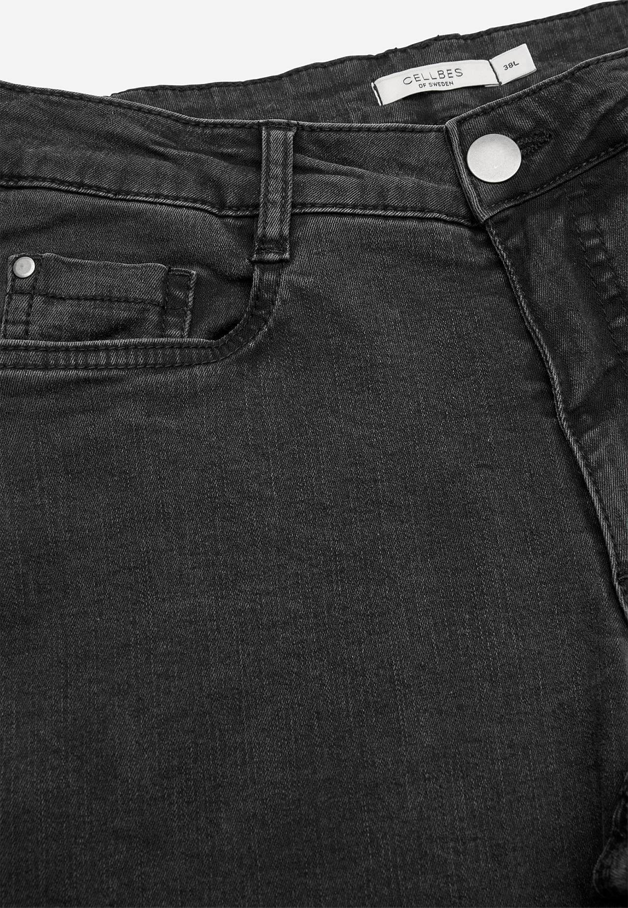 Vida, långa jeans med hög midja