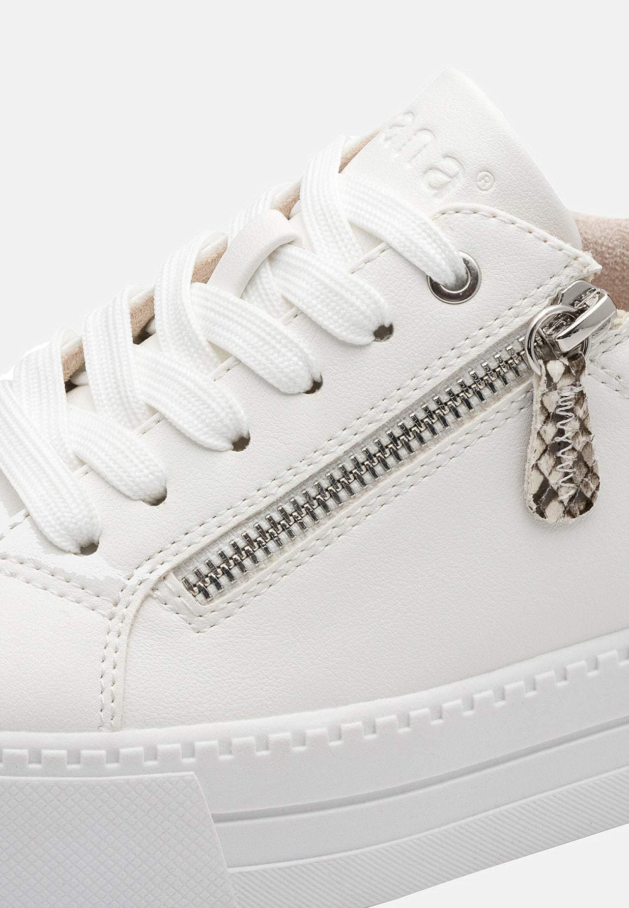 Sneakers med dragkedja