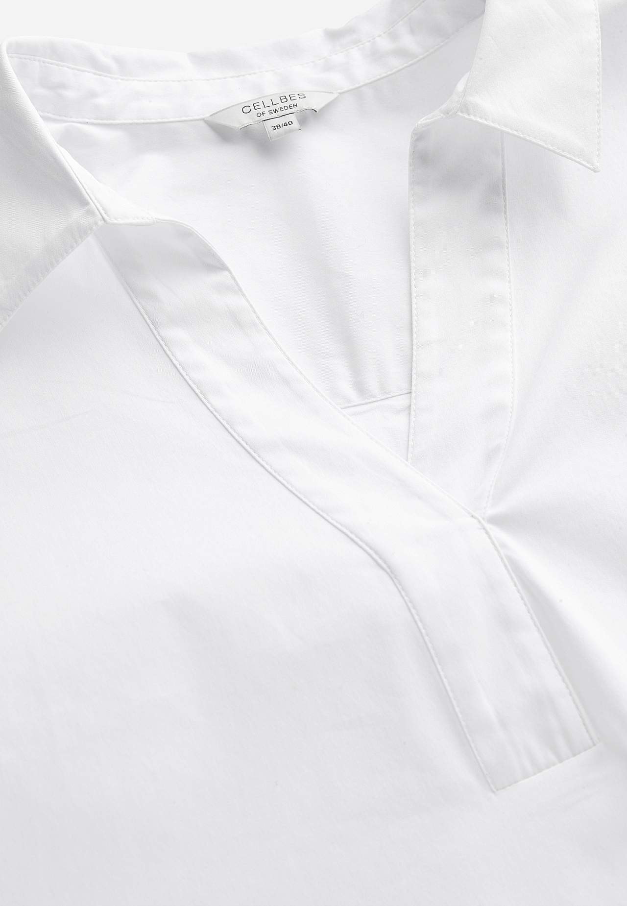 Vävd tunika i poplin