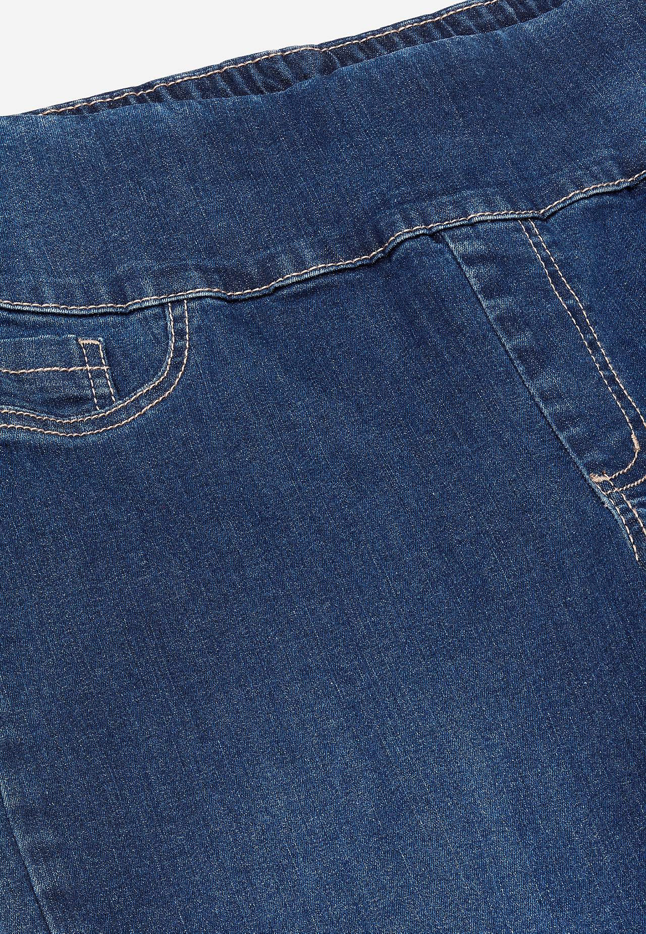 Jeans med hög resårmidja
